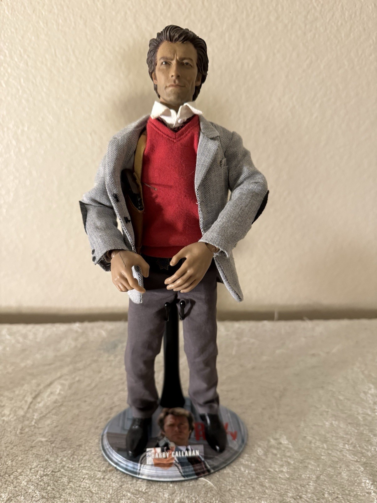 Redman Toys RM010 Dirty Harry Clint Eastwood 1/6 12” Figure w/ Stand