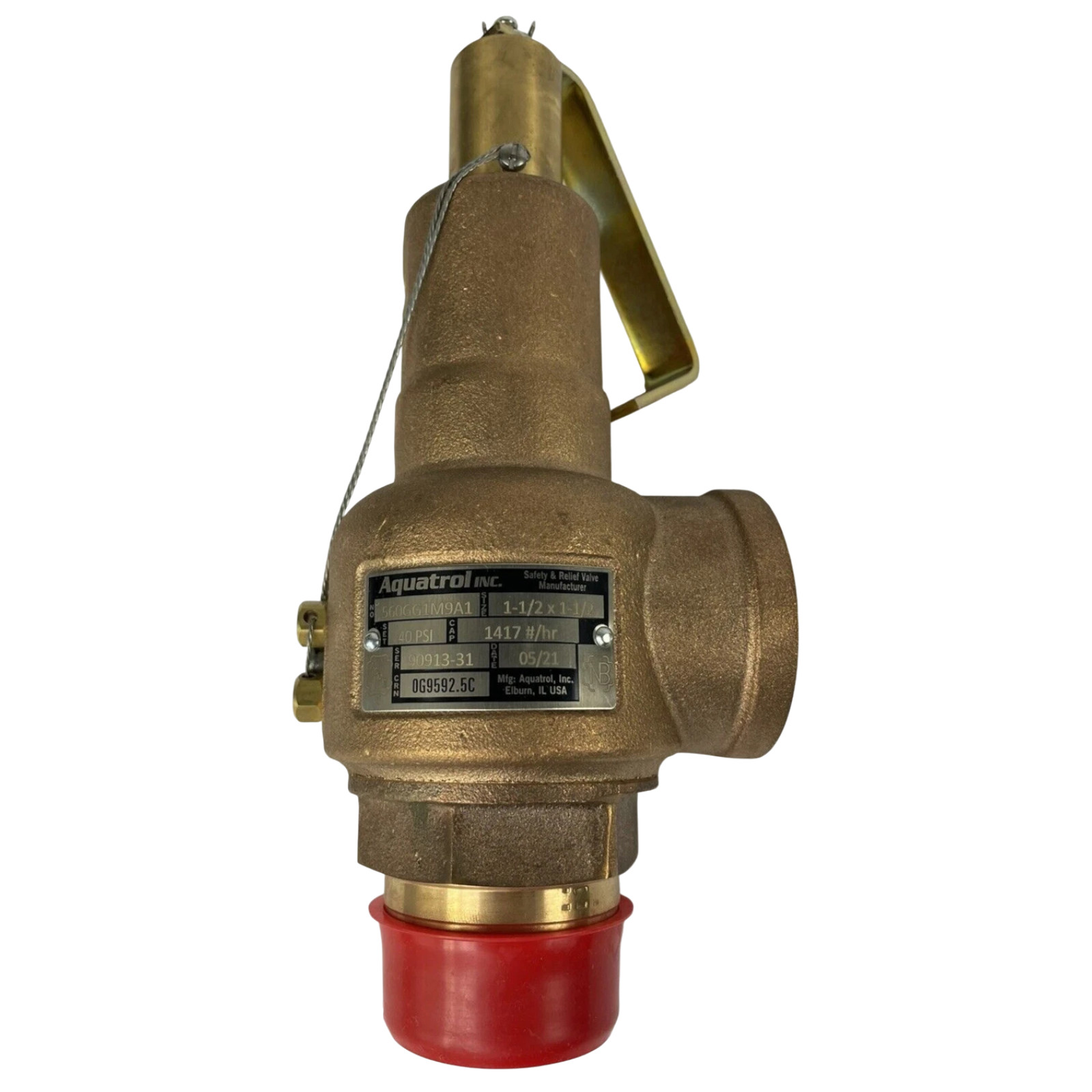 OEM AQUATROL SAFETY VALVE 560GG1M9A1 STEAM SERVICE  1 1/2\