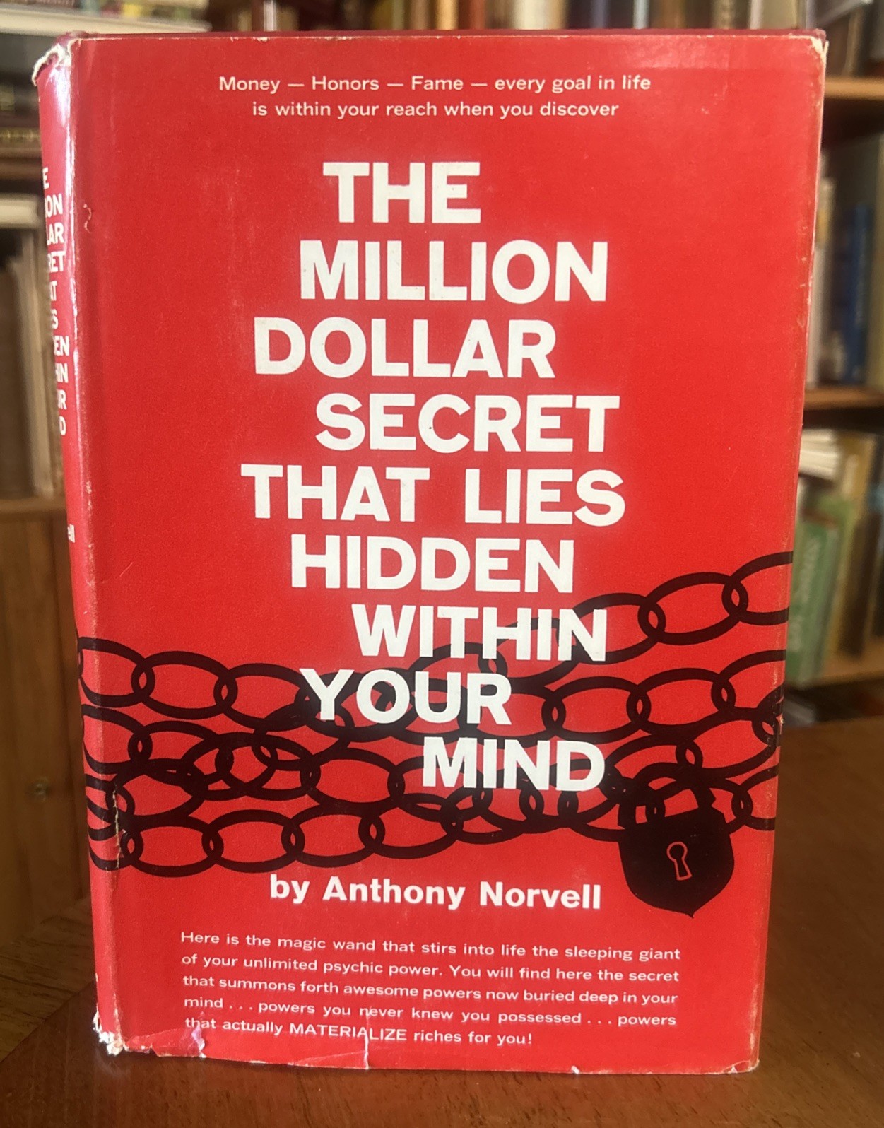 The Million Dollar Secret that Lies Hidden...by A Norvell 1963 1st Ed HCDJ VG