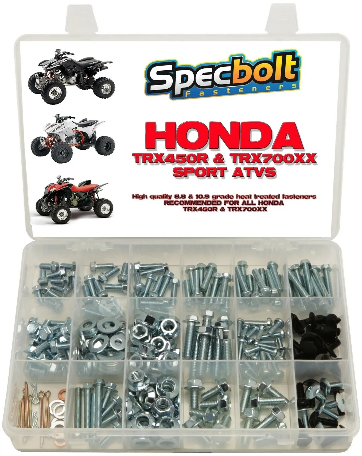 250pc Bolt kit Honda TRX450R ATV Body Plastics Fenders Frame Motor TRX450