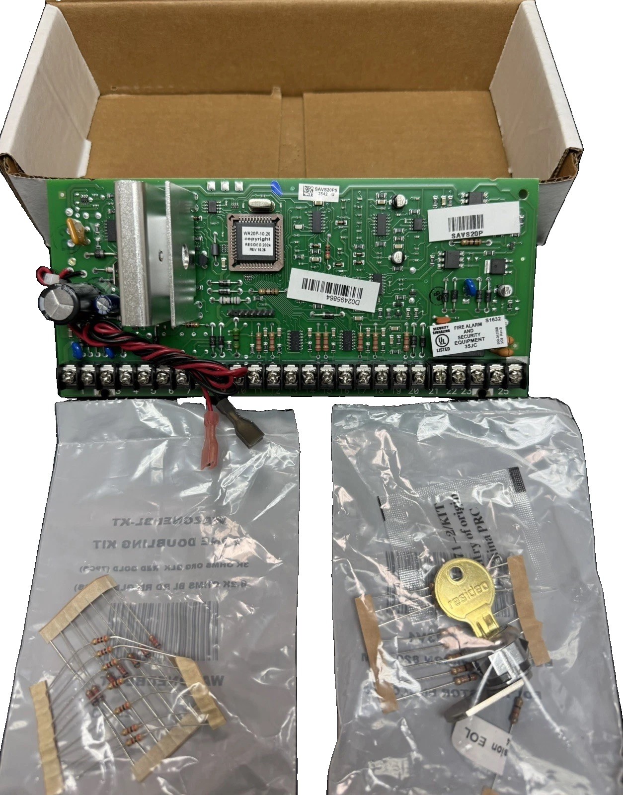 Brand New Honeywell/ Resideo Vista 20P PCB Board Only, Rev: 10.26 Brand New Honeywell/ Resideo Vista 20P PCB Board Only, Rev: 10.26