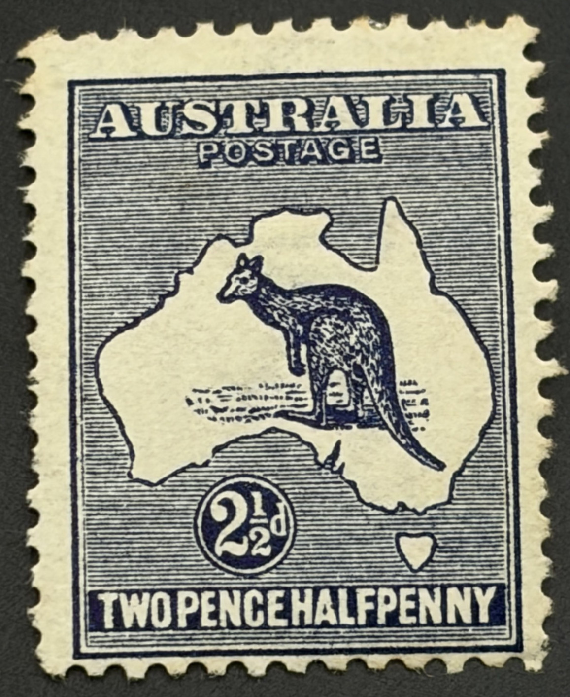 AUSTRALIA STAMP # 4 TWO PENCE HALFPENNY MINT