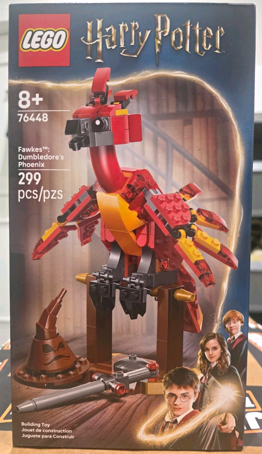 LEGO Harry Potter Fawkes: Dumbledore’s Phoenix 76448 299 pcs Ages 8+ LEGO Harry Potter Fawkes: Dumbledore’s Phoenix 76448 299 pcs Ages 8+