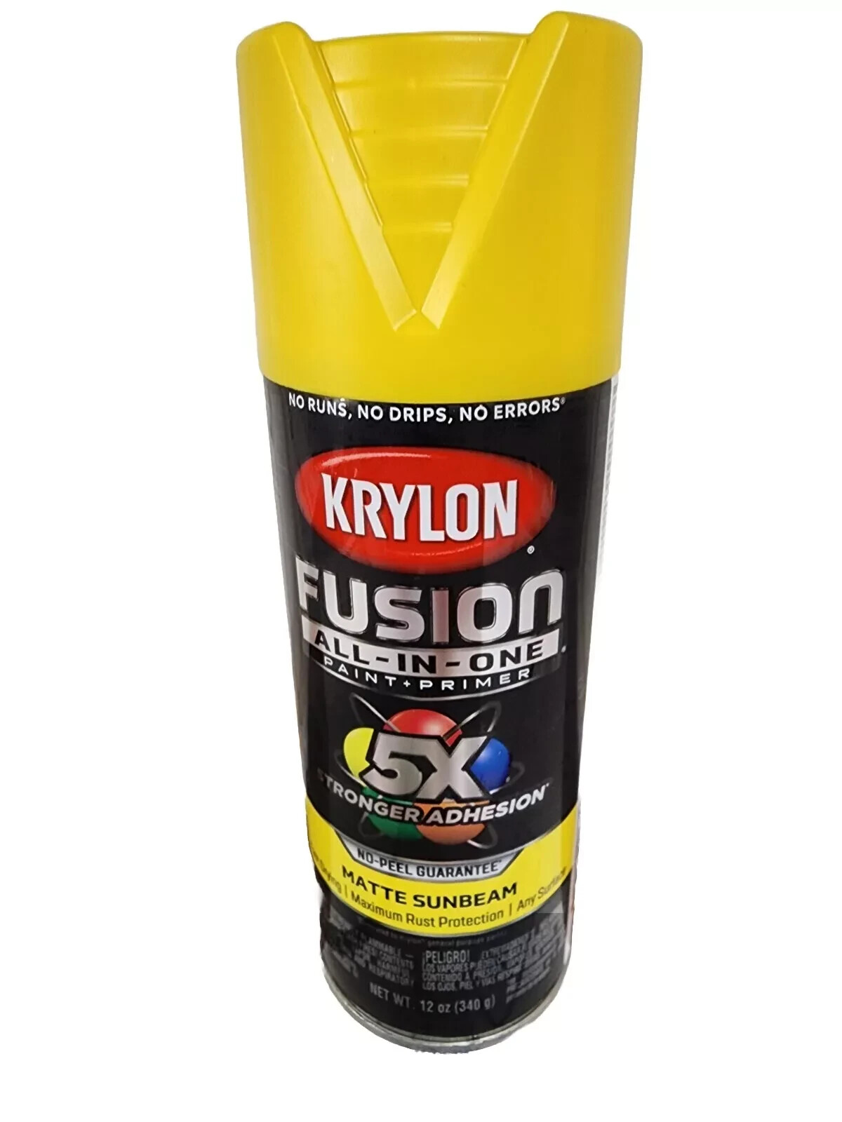 6 PACK KRYLON FUSION ALL-IN-ONE PAINT+PRIMER MATTE SUNBEAM 2912 