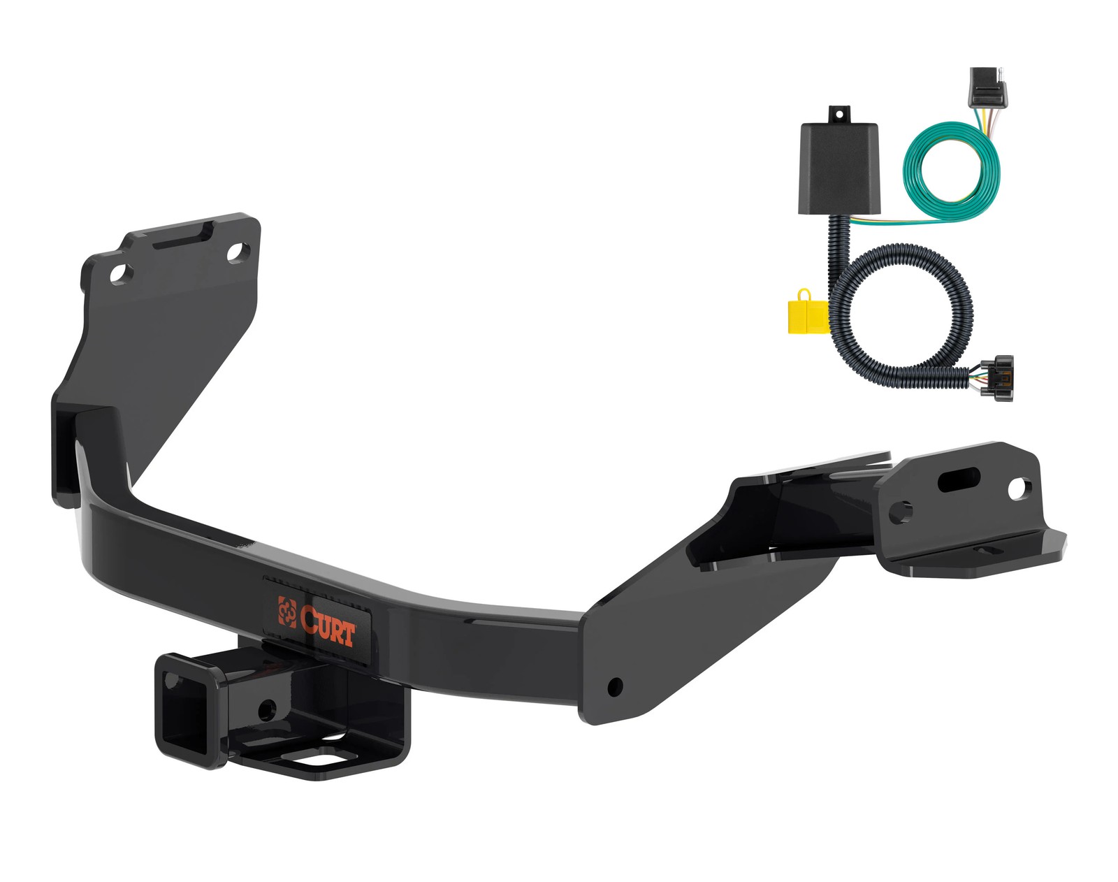 Curt Class 3 Trailer Hitch 2in Receiver & Custom Wiring Harness Kit 13609-56420 Curt Class 3 Trailer Hitch 2in Receiver & Custom Wiring Harness Kit 13609-56420