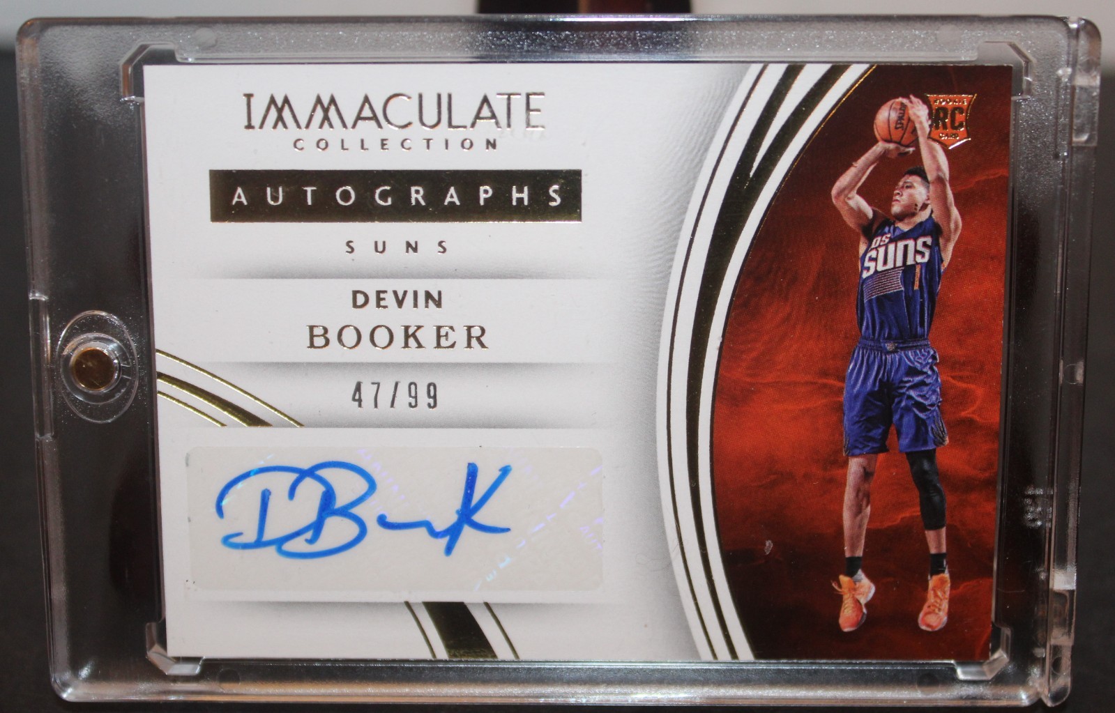 2015-16 Panini Immaculate Collections Autographs RC Devin Booker 47/99 SUNS