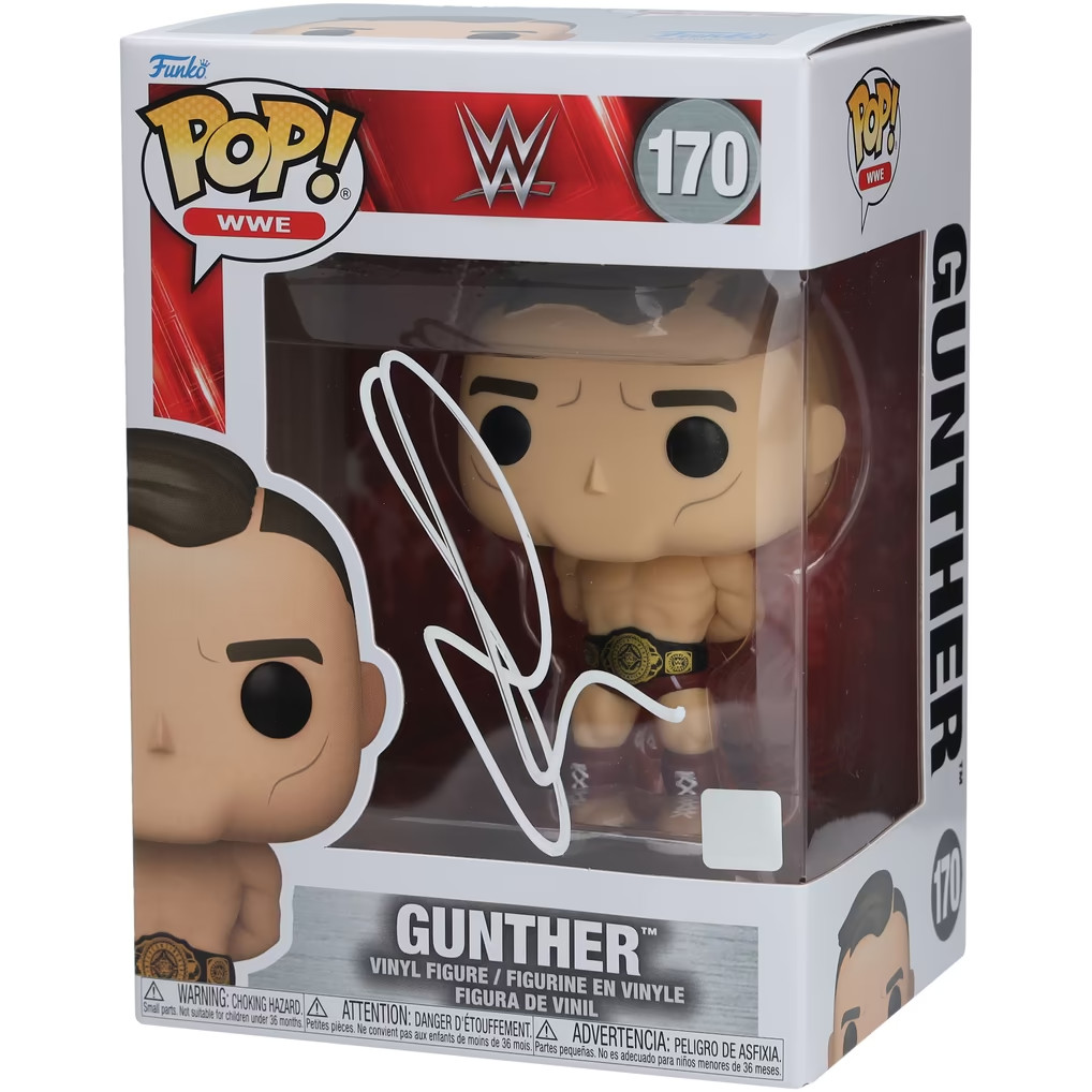 [HOT SALE] Gunther WWE Autographed Fanatics Authentic Funko Pop #170