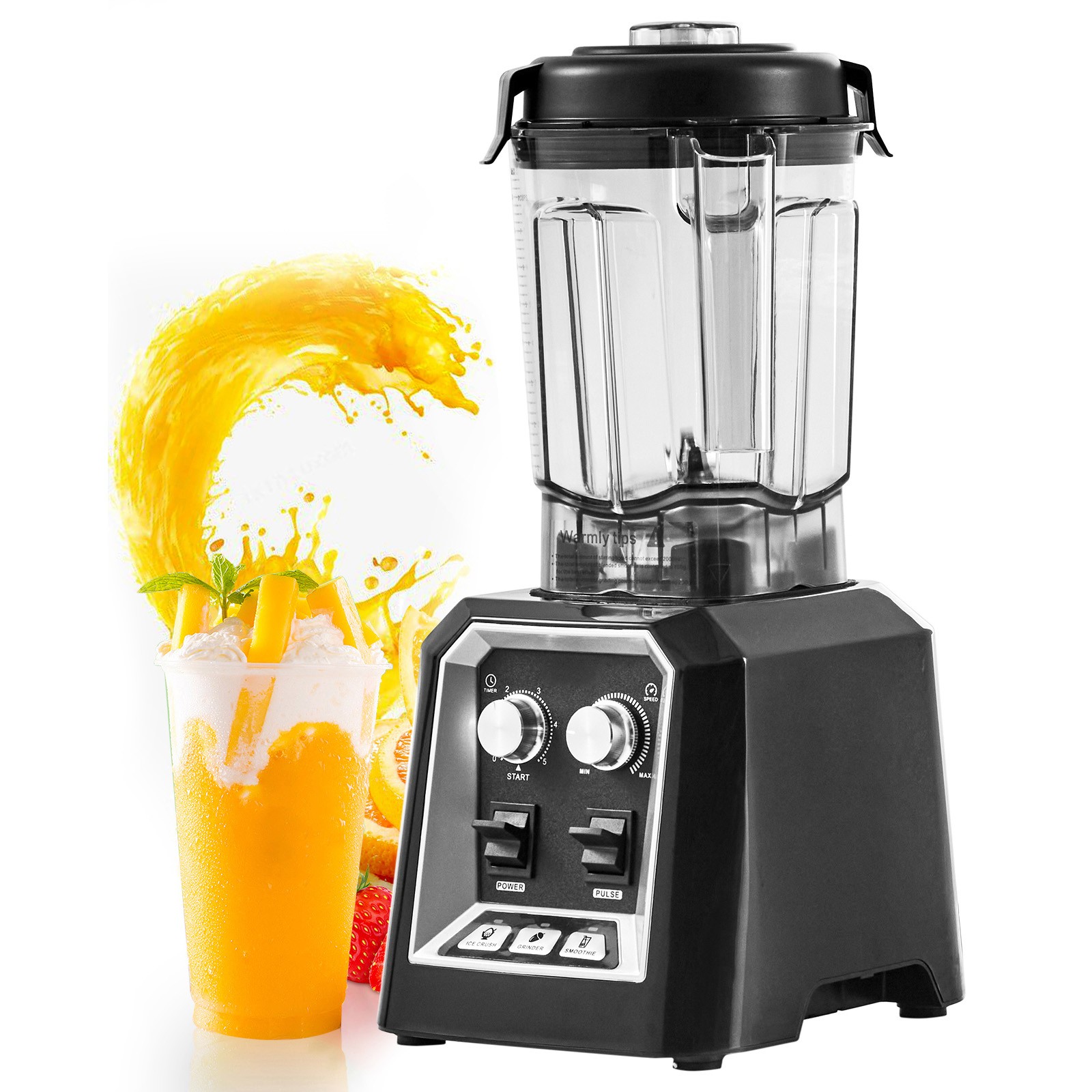 Professional Blender Commercial Countertop Blenders 68 oz Smoothies Shakes Professional Blender Commercial Countertop Blenders 68 oz Smoothies Shakes