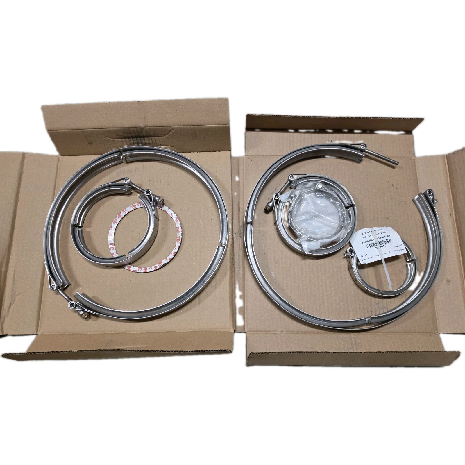VOLVO & MACK EPA10 DPF Clamps Service Kits 23108406 Open Box Partial Kit OEM VOLVO & MACK EPA10 DPF Clamps Service Kits 23108406 Open Box Partial Kit OEM