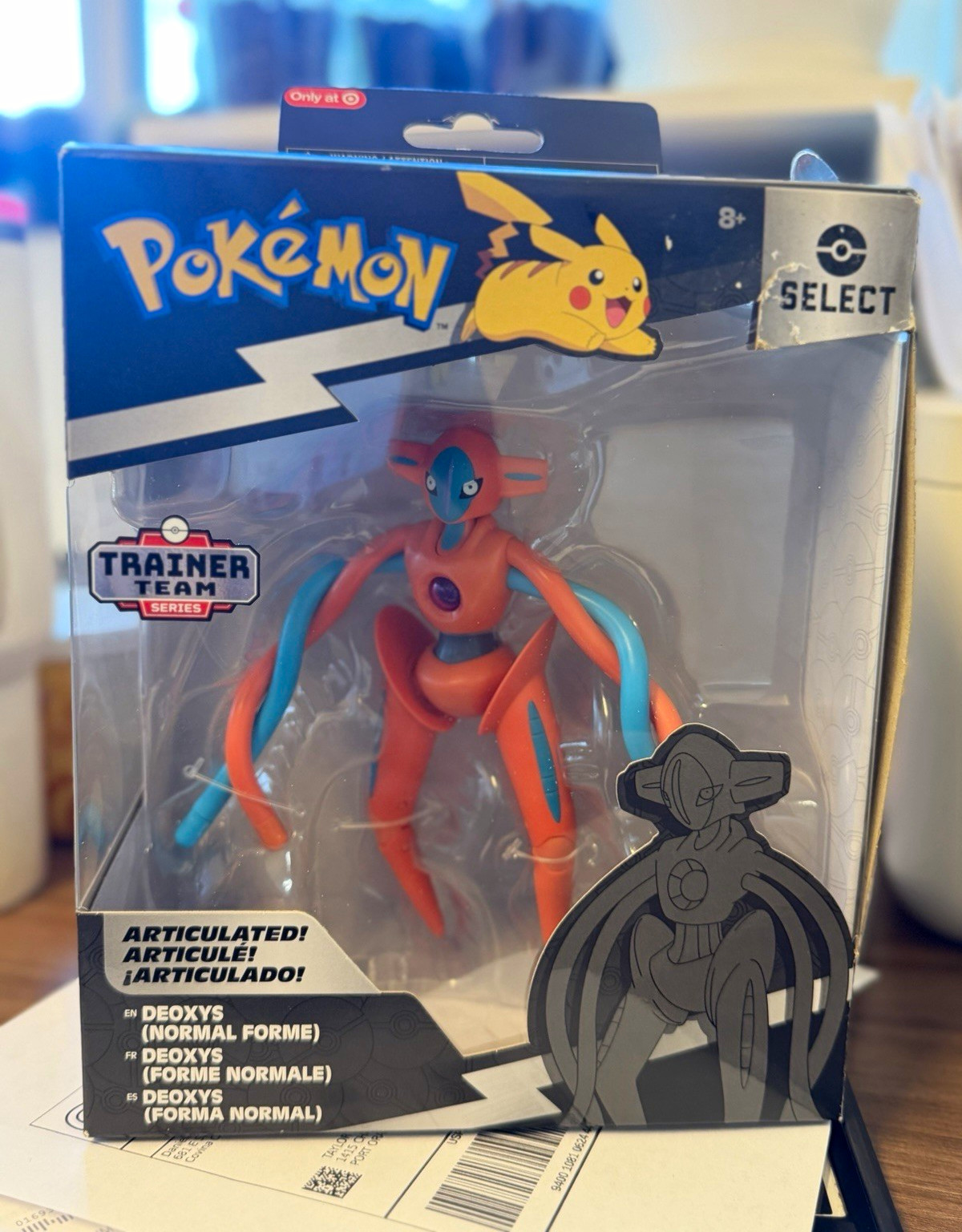 Jazwares Pokémon Select Trainer Team Series Deoxys Articulated Action Figure