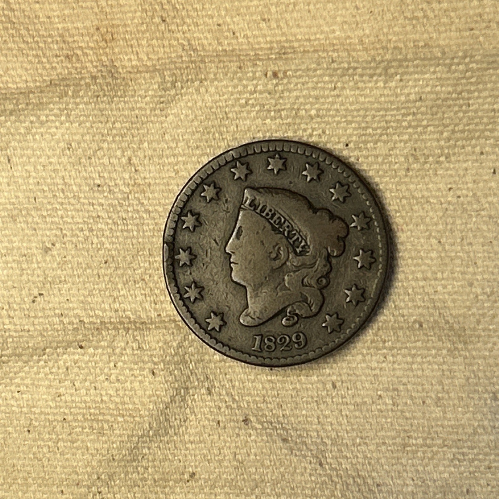 1829 1c Coronet or Matron Head Large Cent 1829 1c Coronet or Matron Head Large Cent