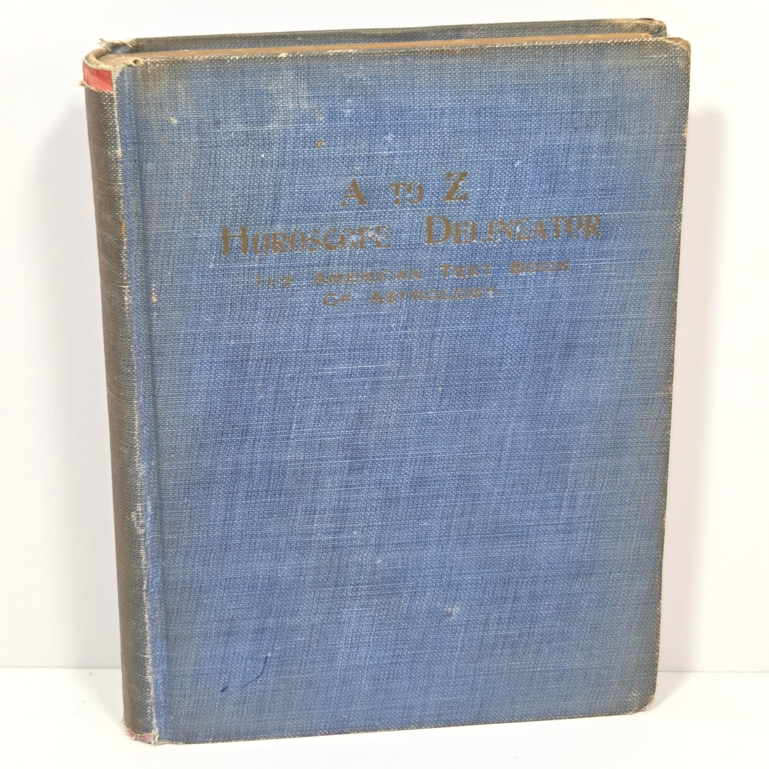 Rare 1913 A To Z Horoscope Delineator Llewellyn George 3rd Ed Occult Astrology