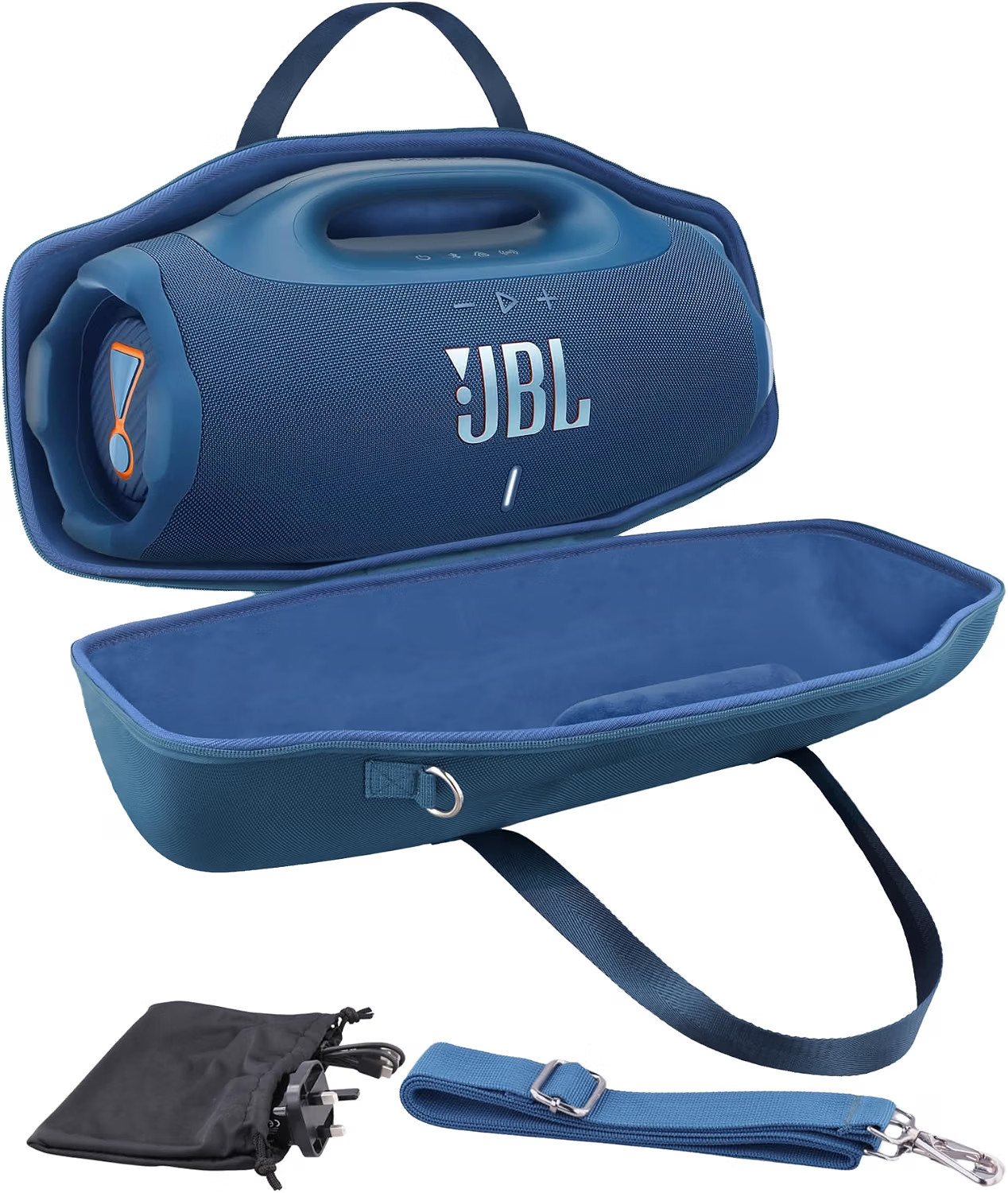 JBL Boombox 4 Waterproof Portable Bluetooth Speaker Blue Case co2CREA Hard JBL Boombox 4 Waterproof Portable Bluetooth Speaker Blue Case co2CREA Hard