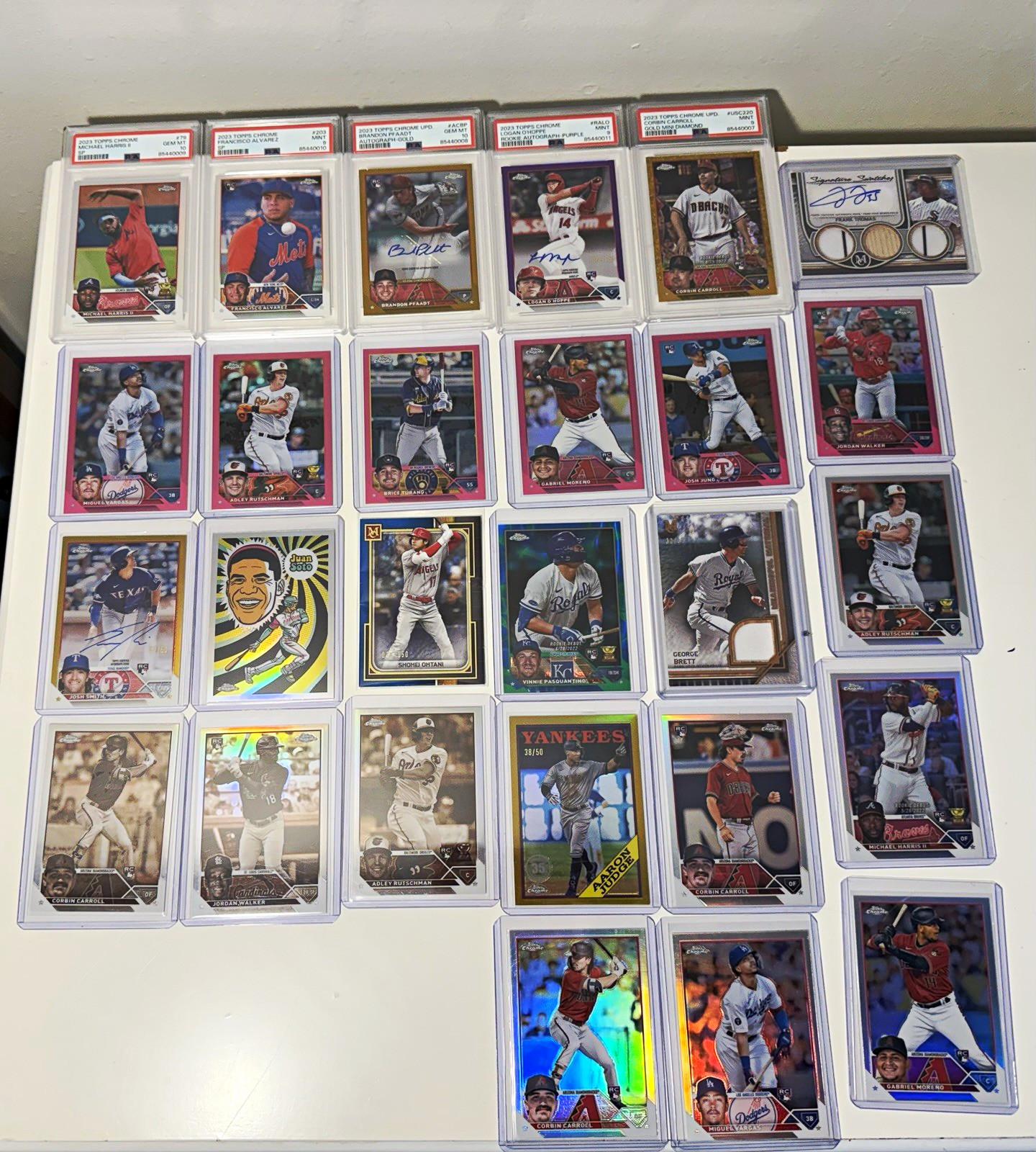 27 Card Lot 2023 Topps Chrome + Museum Collection | Priced to Sell | Great Deal