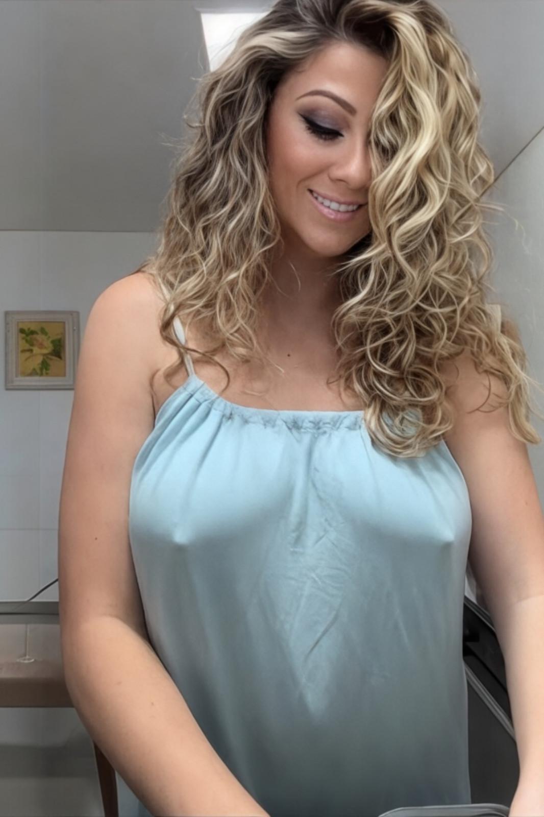Photo Hot Sexy Buxom Showing Cleavage Women Lady Pictures 4x6 Fast Shipping