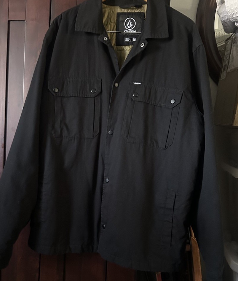 Volcom Men’s Size Xxl Black jacket Volcom Men’s Size Xxl Black jacket