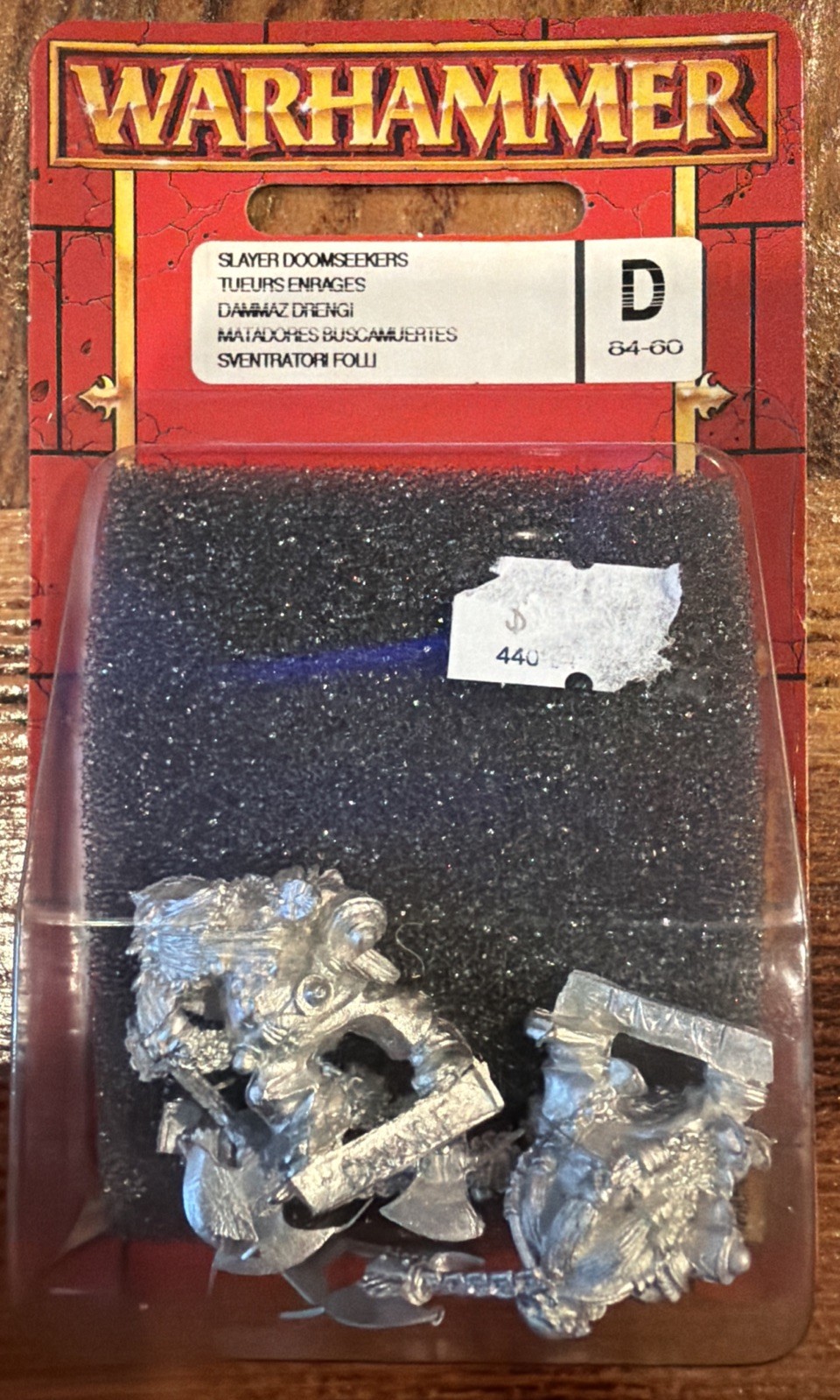 Slayer Doomseekers (D 84-60) - Dwarfs - Warhammer Fantasy NIB OOP METAL 2002