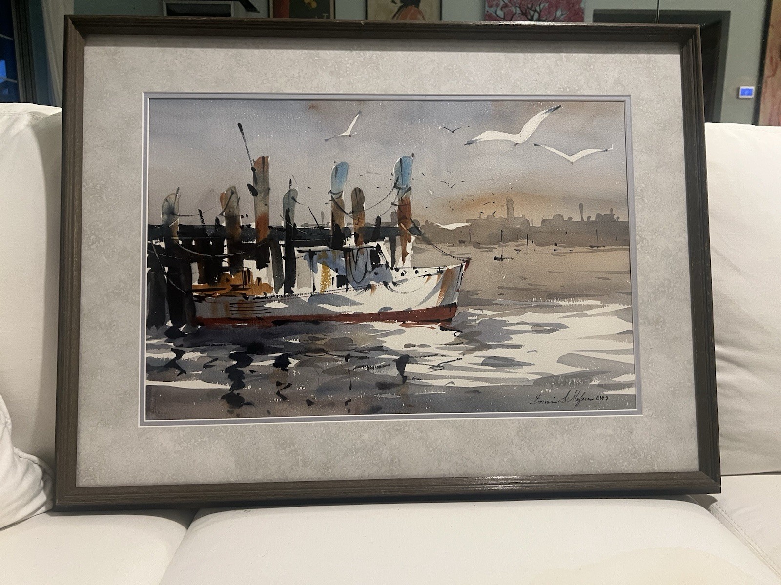 DOMENIC DISTEFANO- AWS Realist-Original Signed  29.5x22\