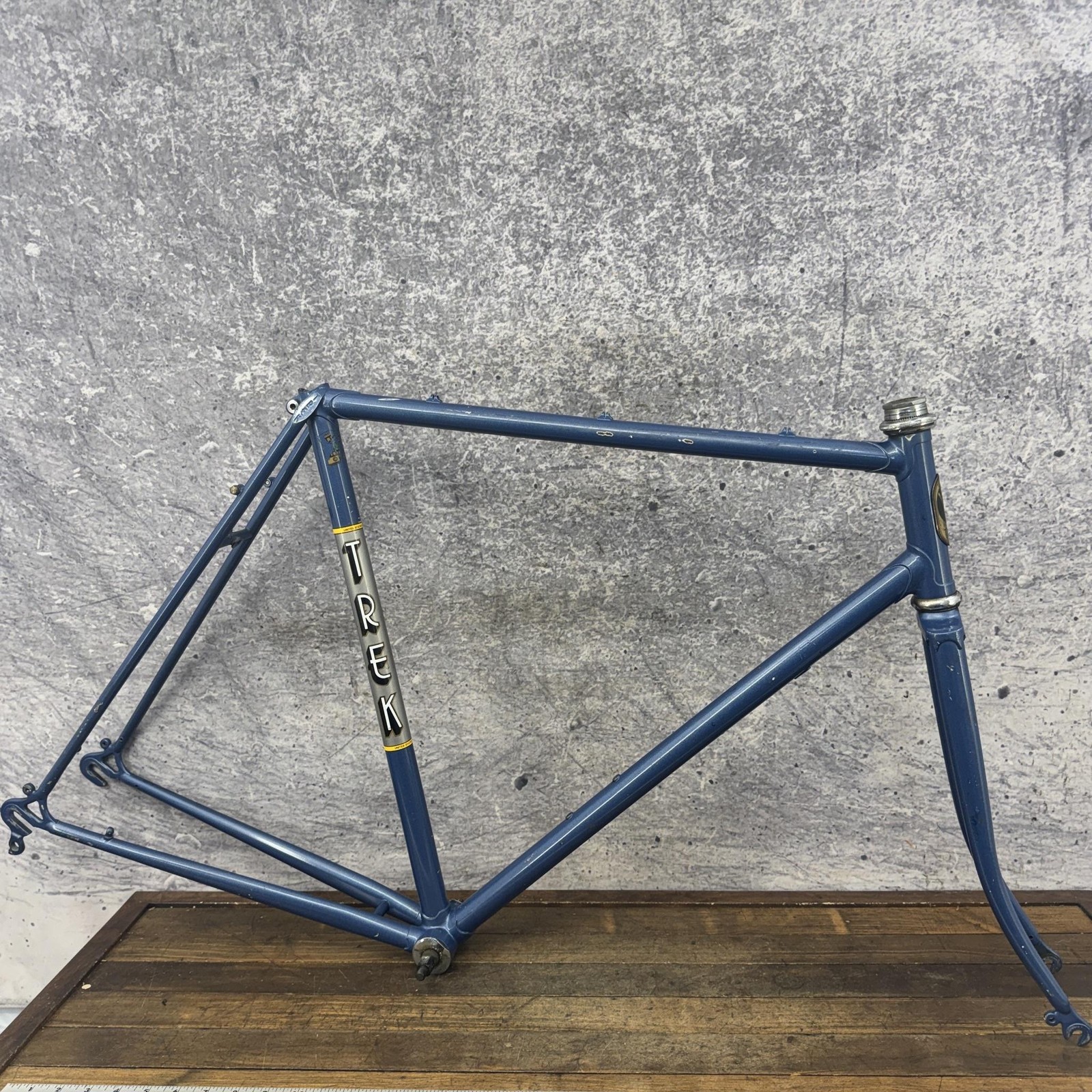 Vintage Trek Road Bike Frame 58cm Reynolds 531 Lugged Steel 700c 126mm 80s USA