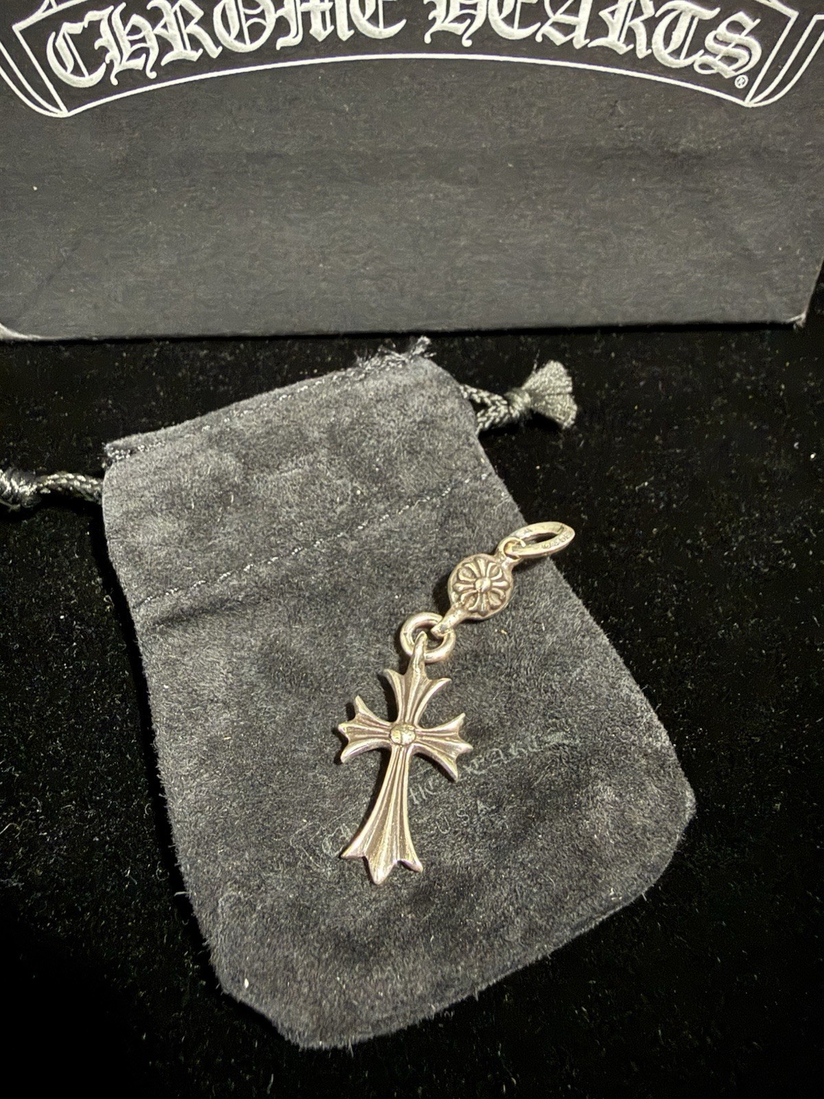 Chrome Hearts Cross Ball Bale Pendant - .925 Sterling Silver *Read Description