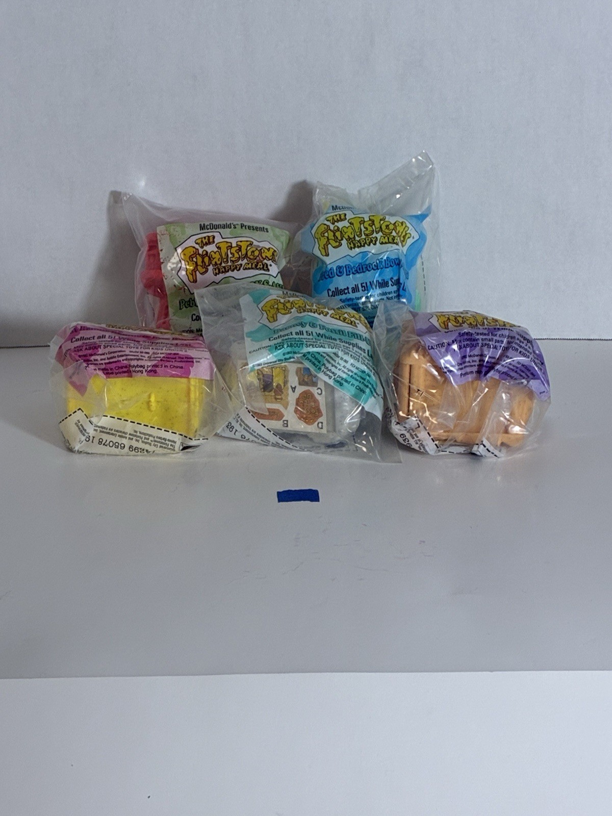 Flintstones Movie McDonalds Happy Meal Toys 1993 Complete Set Cars Buildings NIP Flintstones Movie McDonalds Happy Meal Toys 1993 Complete Set Cars Buildings NIP