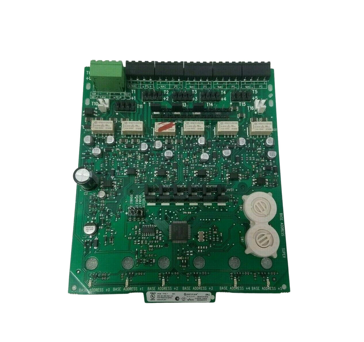 NOTIFIER XP6-C Relay Card 6 Supervised Control Module NOTIFIER XP6-C Relay Card 6 Supervised Control Module