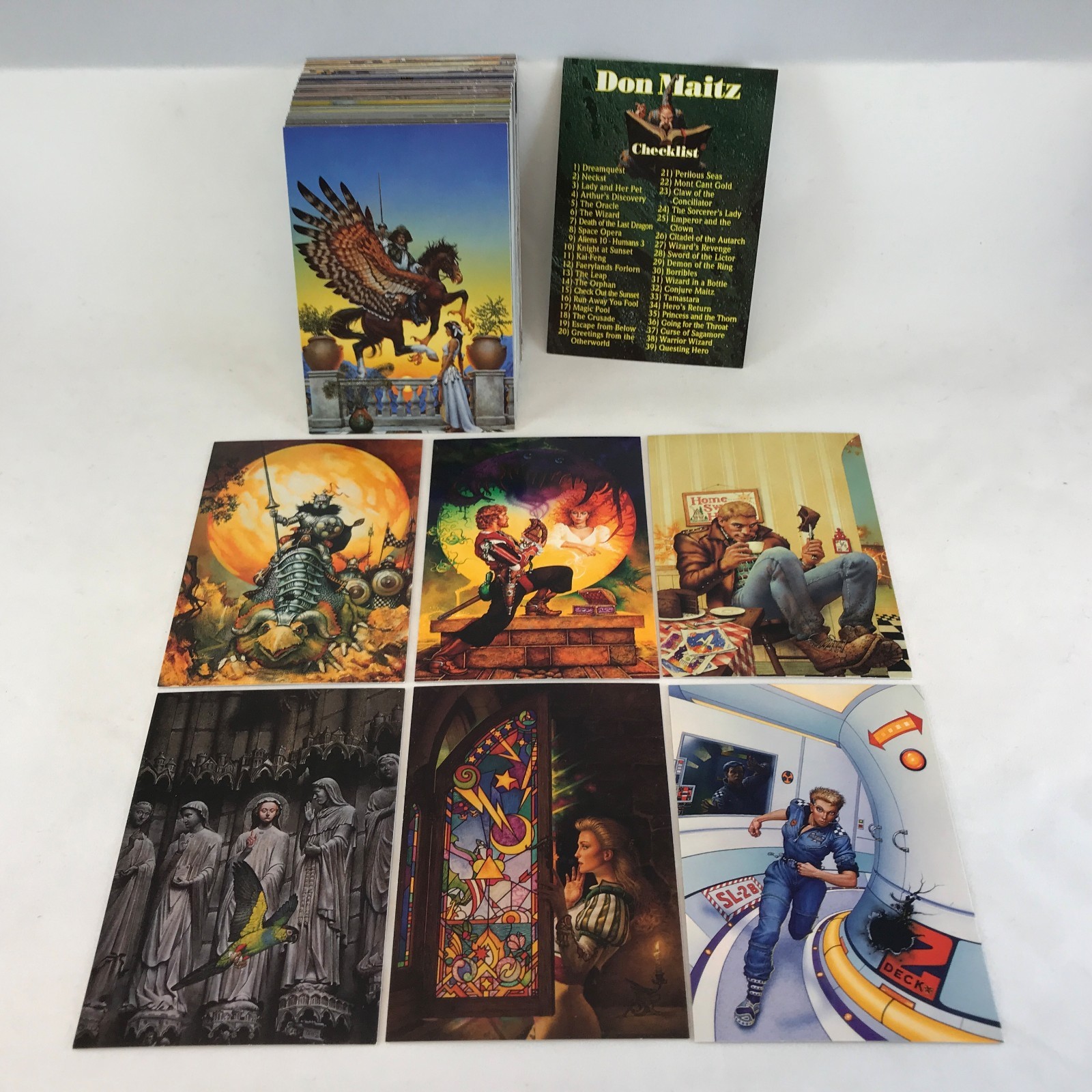 THE FANTASY ART of DON MAITZ SERIES 1 (FPG 1994) Complete Trading Card Set (90)