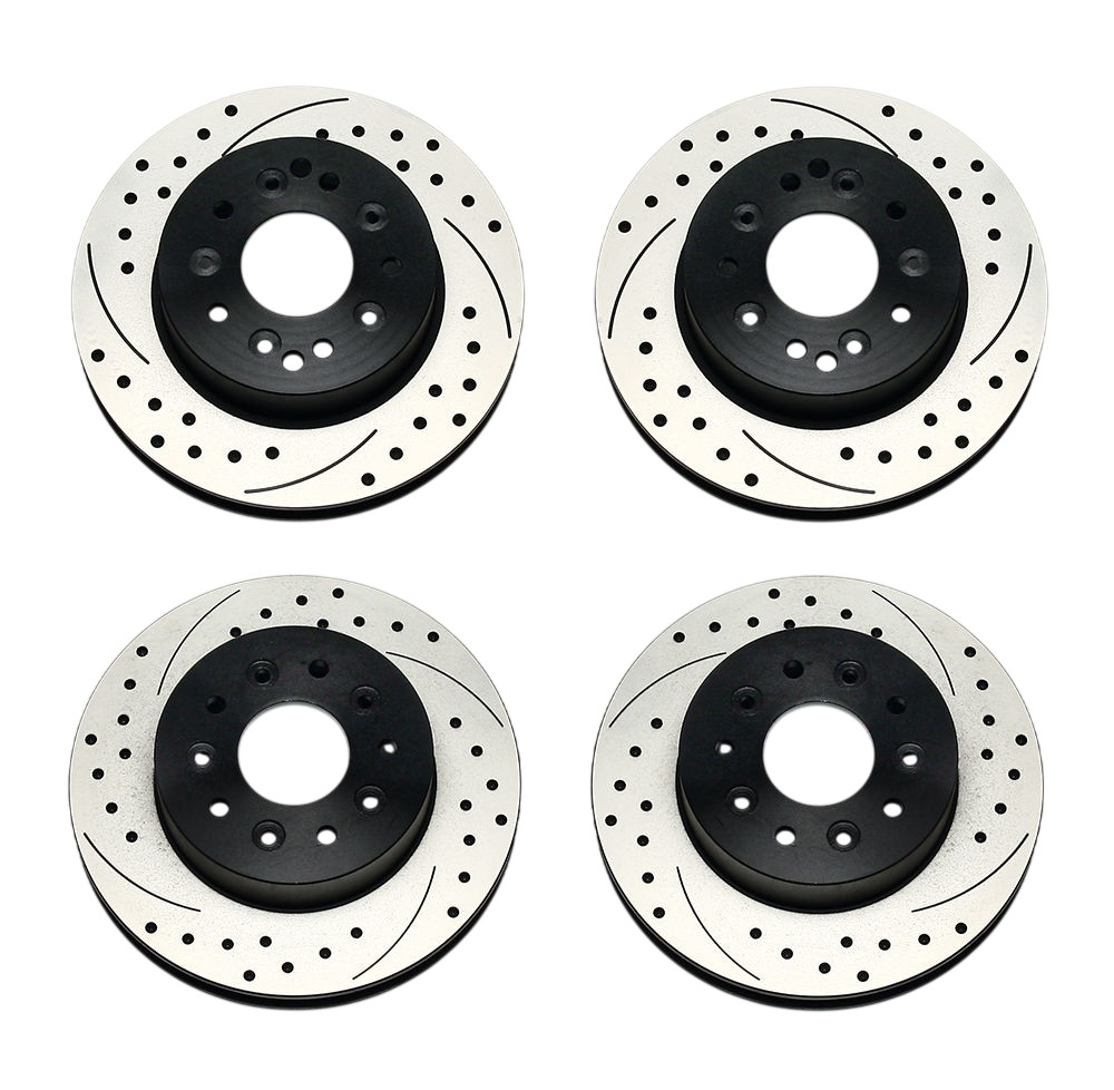 Wilwood 140‑11727‑D ProMatrix 11.75″ Front & Rear Rotor Kit for 1965-82 Corvette