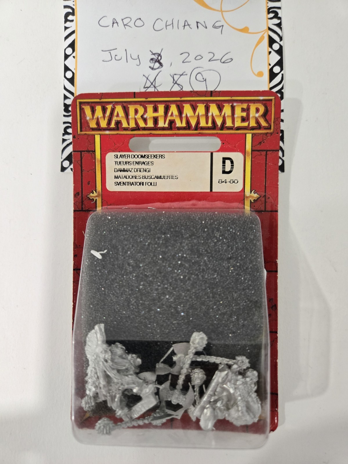Slayer Doomseekers (D 84-60) - Dwarfs - Warhammer Fantasy NIB OOP METAL 2002