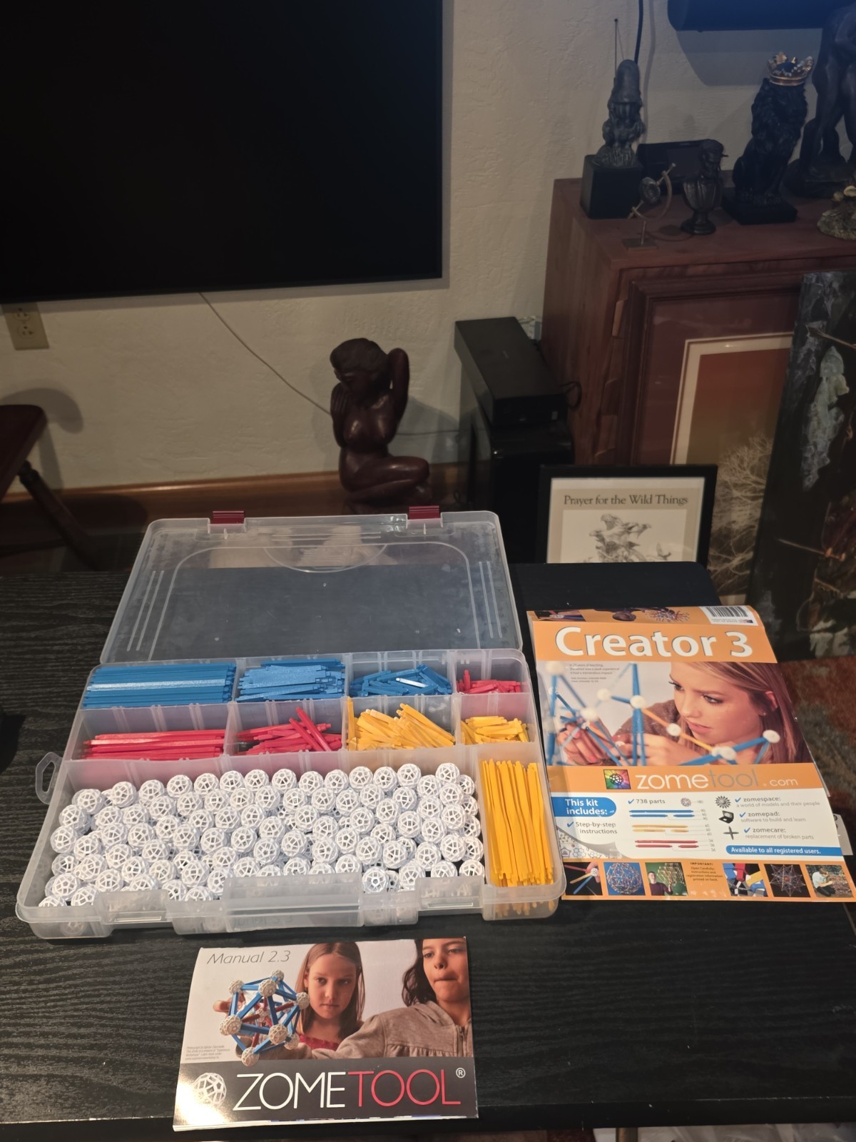 Zometool Creator 3 Kit 738 Pieces Geometry STEM Building Case HUGE Zometool Creator 3 Kit 738 Pieces Geometry STEM Building Case HUGE