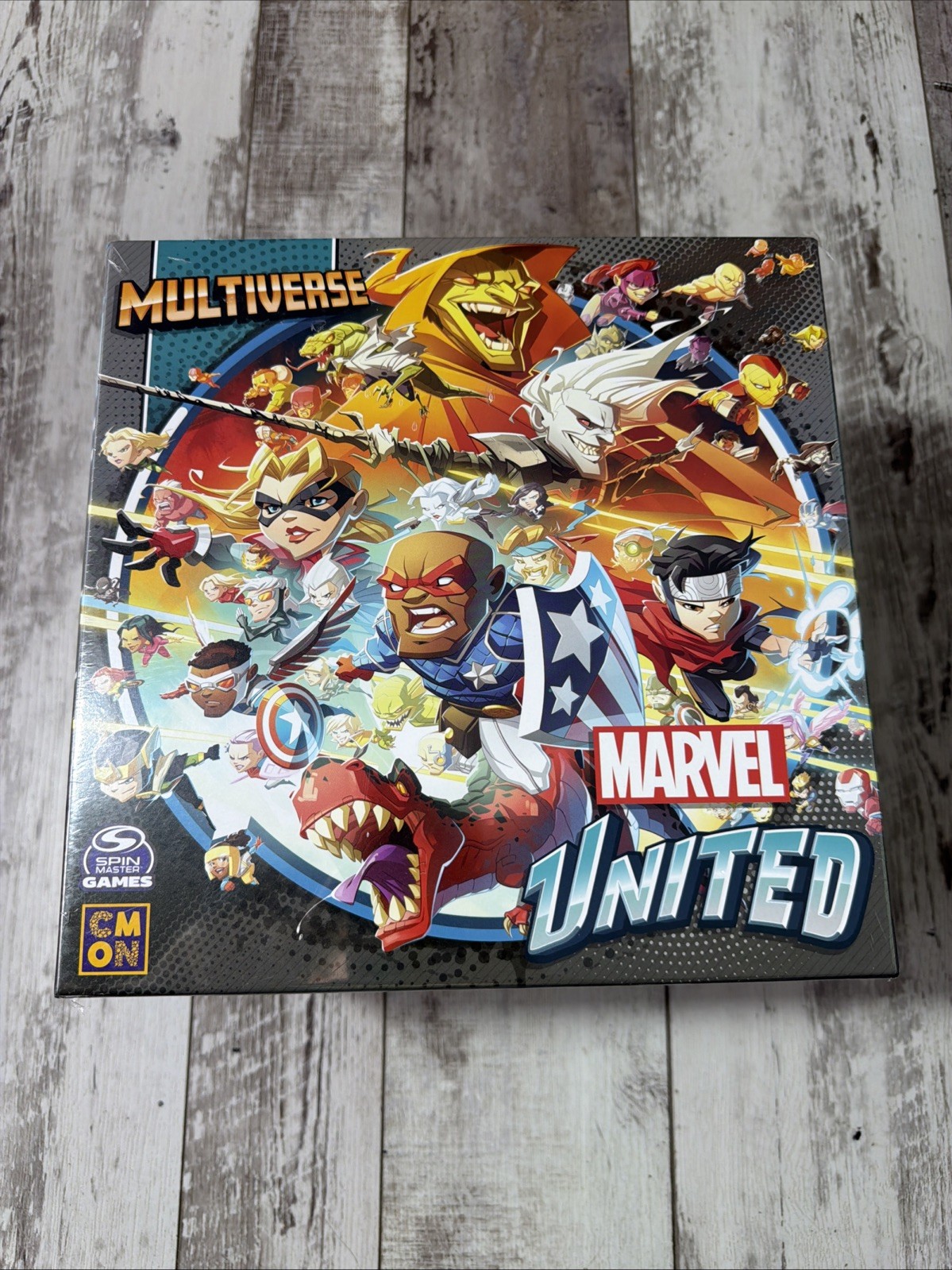 Marvel United Multiverse: Multiverse Promos Box Kickstarter CMON New Sealed Marvel United Multiverse: Multiverse Promos Box Kickstarter CMON New Sealed