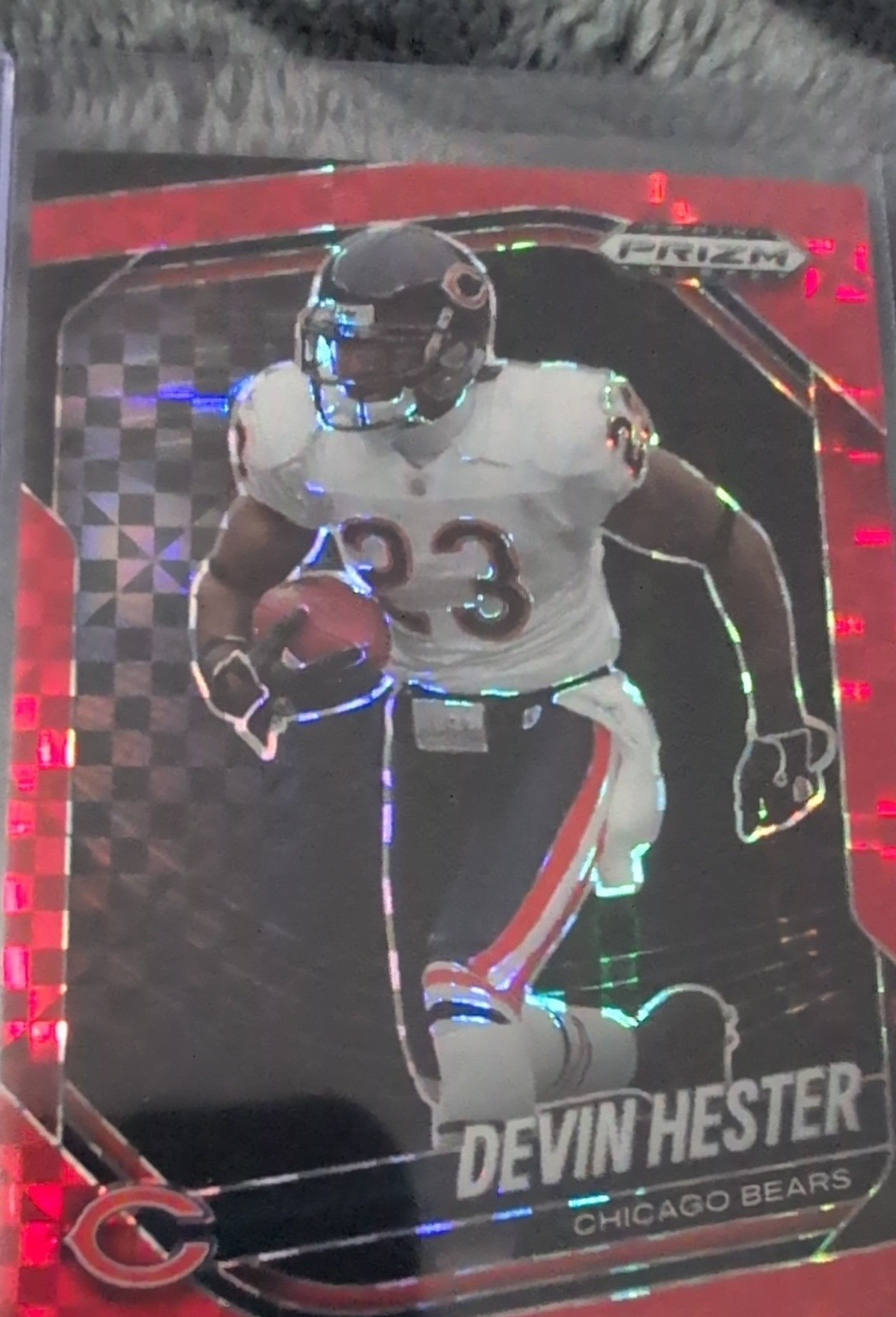 2025 Panini Prizm Black - Devin Hester #21 Red Power Prizm /75