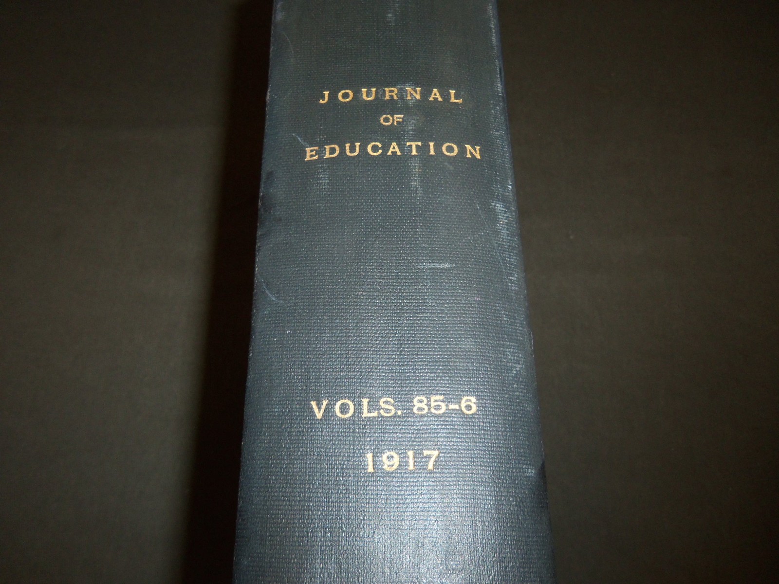 1917 JANUARY-DECEMBER JOURNAL OF EDUCATION BOUND VOLUME - COMPLETE YEAR - R 889