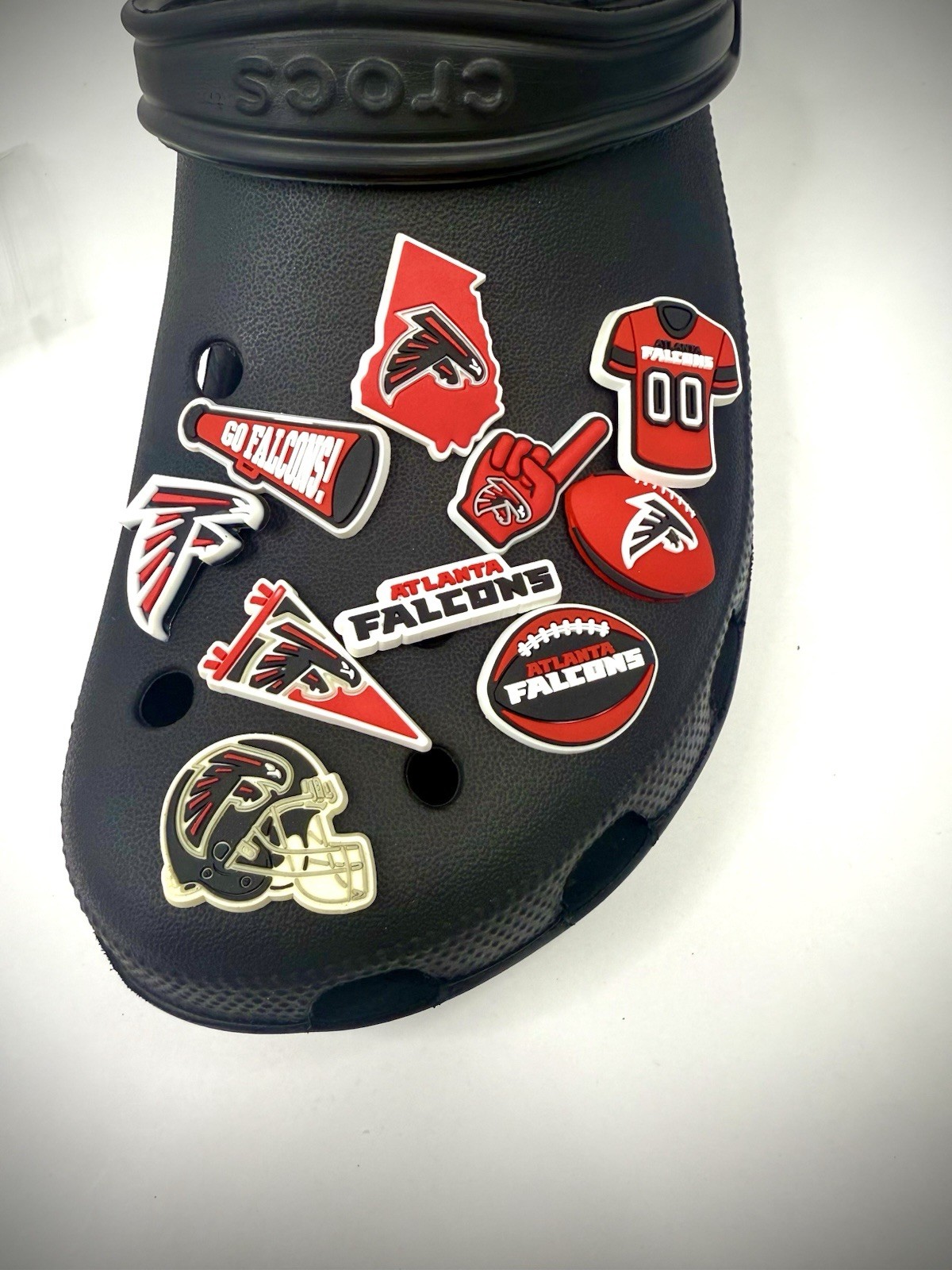 10 Piece NFL Atlanta Falcons Shoe Charm Set