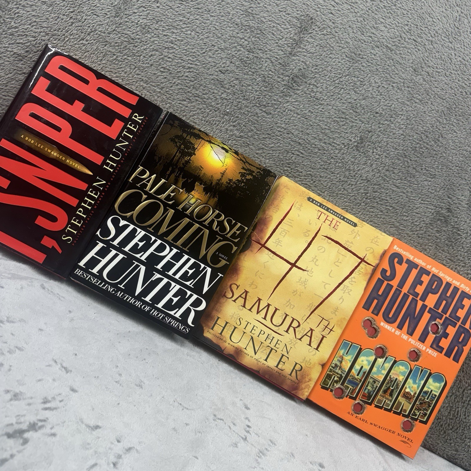 Stephen Hunter Lot of 4 Hardcover Books I Sniper Pale Horse Samurai Havana Stephen Hunter Lot of 4 Hardcover Books I Sniper Pale Horse Samurai Havana