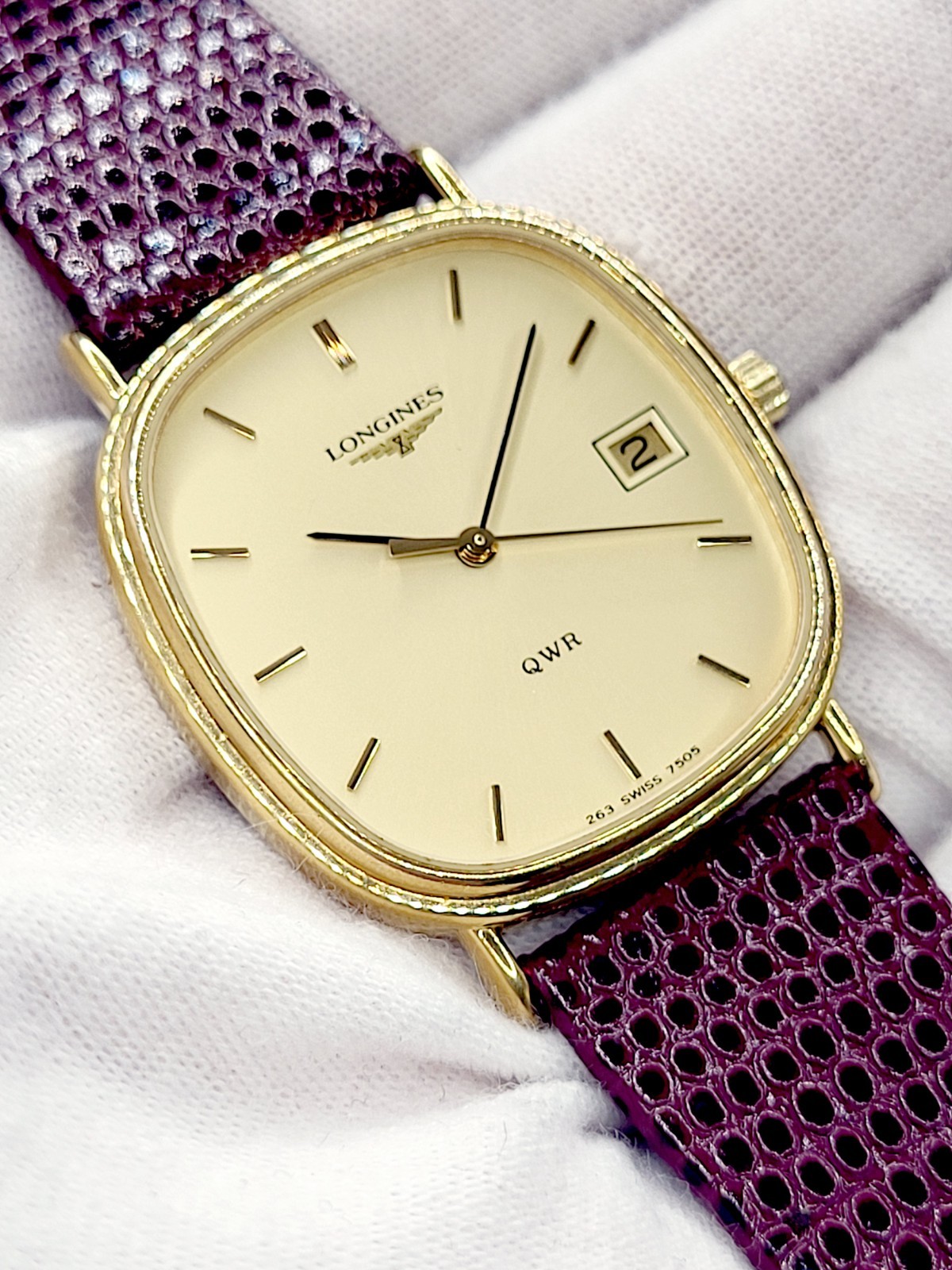 Longines Les Grandes Unisex Quartz Watch MINT Vtg 30mm (1993) WORKS New Battery