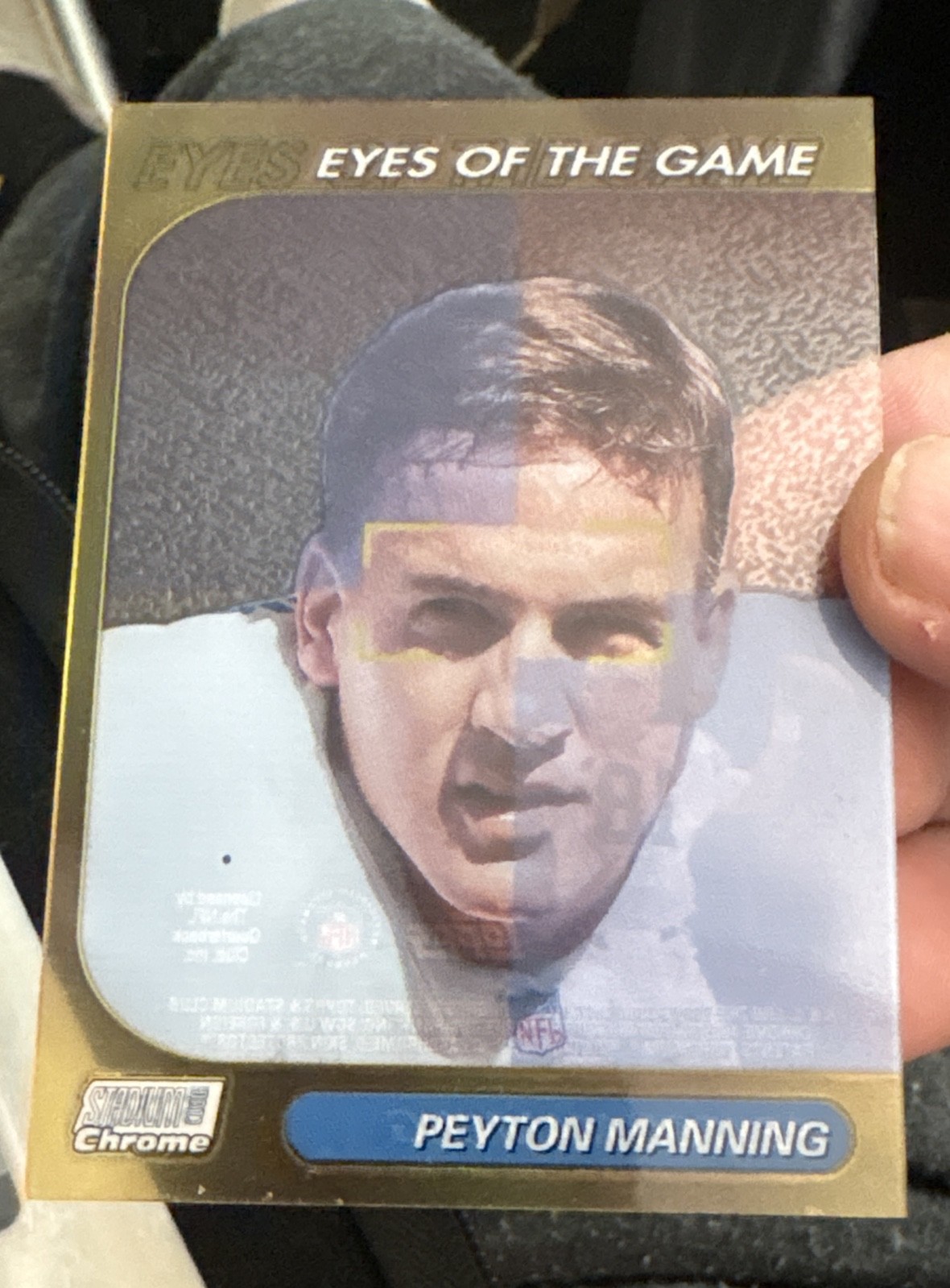 1999 Topps Stadium Club Chrome - Eyes of the Game Peyton Manning #SCCE25 (07) 1999 Topps Stadium Club Chrome - Eyes of the Game Peyton Manning #SCCE25 (07)