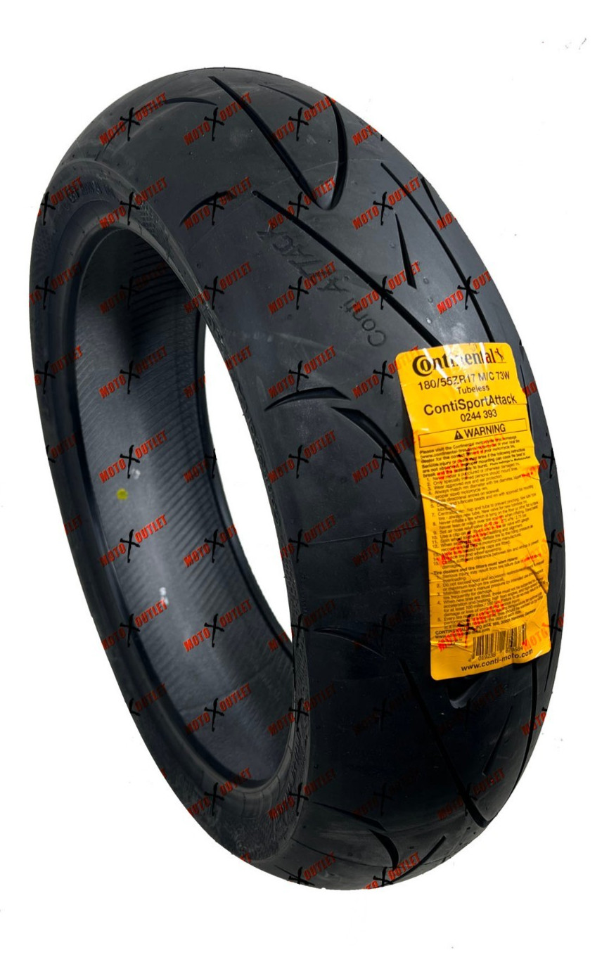 Sport Attack 180/55ZR17 Rear Tire Continental Motorcycle Conti 180-55-17 Sport Attack 180/55ZR17 Rear Tire Continental Motorcycle Conti 180-55-17