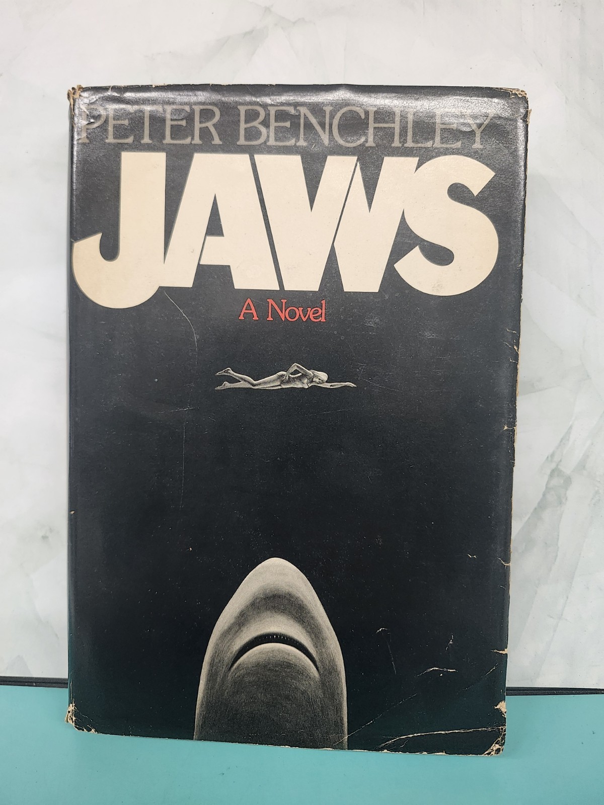 Jaws by Peter Benchley 1974 Doubleday BCE Hardcover Dust Jacket Vintage Novel