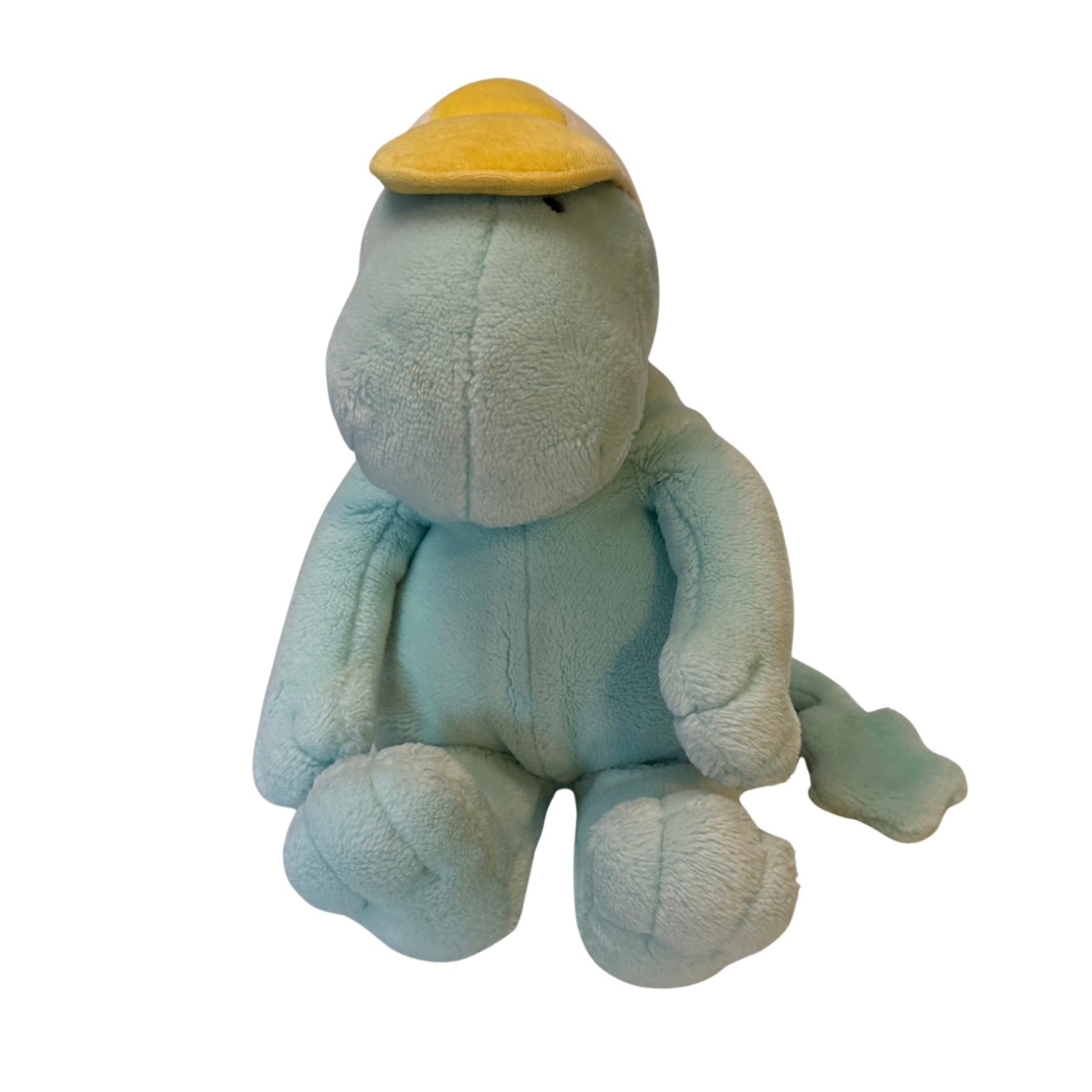 Vintage Gund Zwibble Dibble Dinosaur Plush Star Tail Yellow Hat 1988–1990 Rare