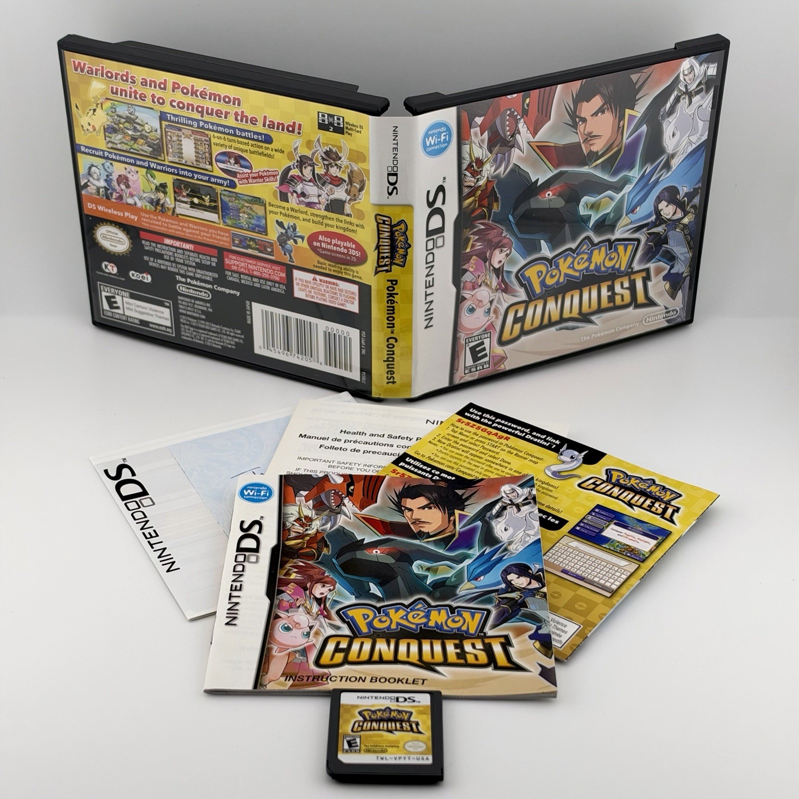 Pokemon Conquest (Nintendo DS) Complete w/ Inserts Authentic & Tested