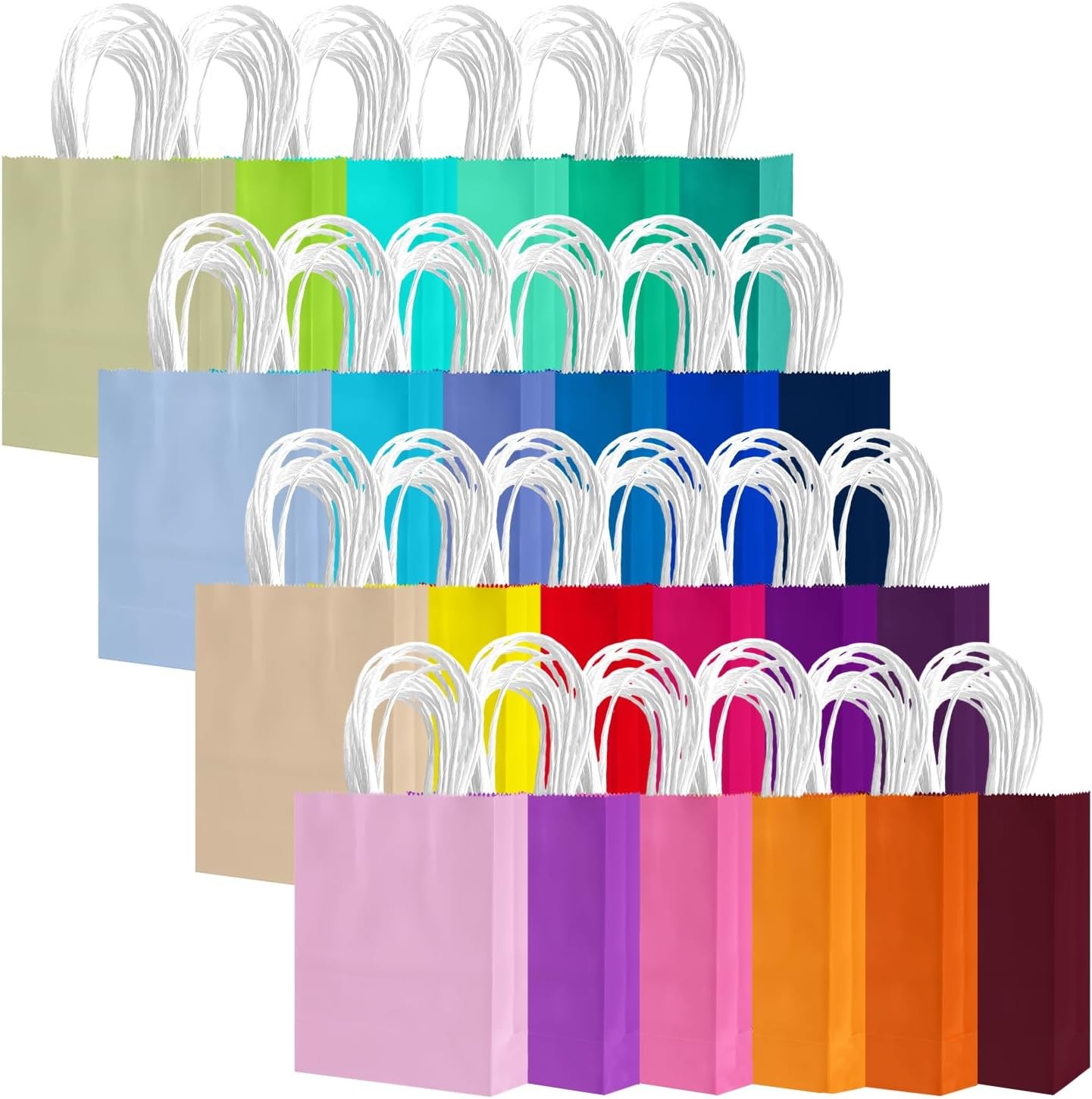 24PCS Mini  Bag with Handles Bulk 4.5\