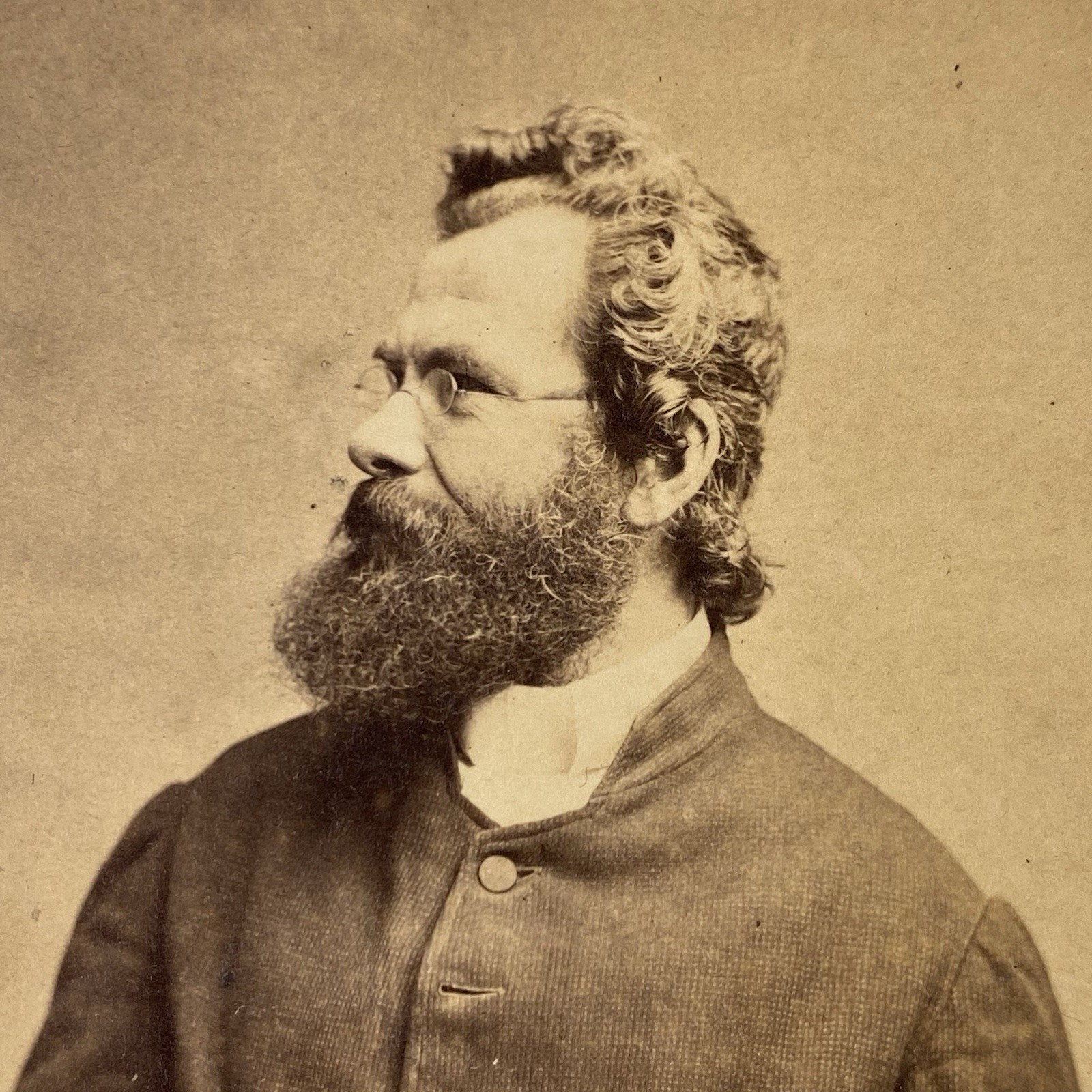 John Henry Hopkins Antique CDV Photo Episcopal Clergyman We Three Kings Composer