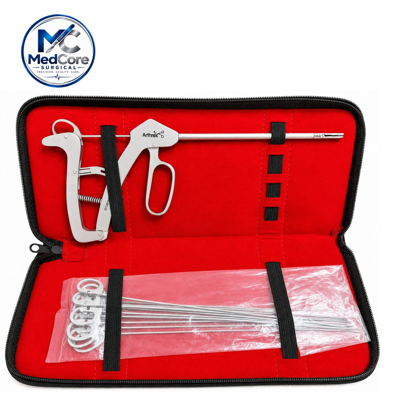 Arthrex AR-12990 knee scorpion suture passer with 6 needles arthroscopy surgical