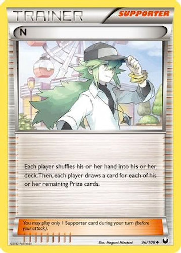 Pokémon TCG - N - 96/108 - Uncommon - Black & White: Dark Explorers [Near Mint]