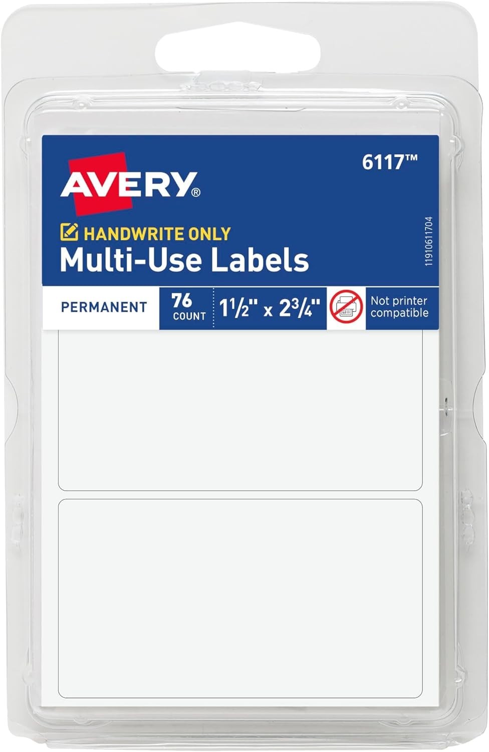 Avery® Multi-Use Permanent Labels, 1.5\