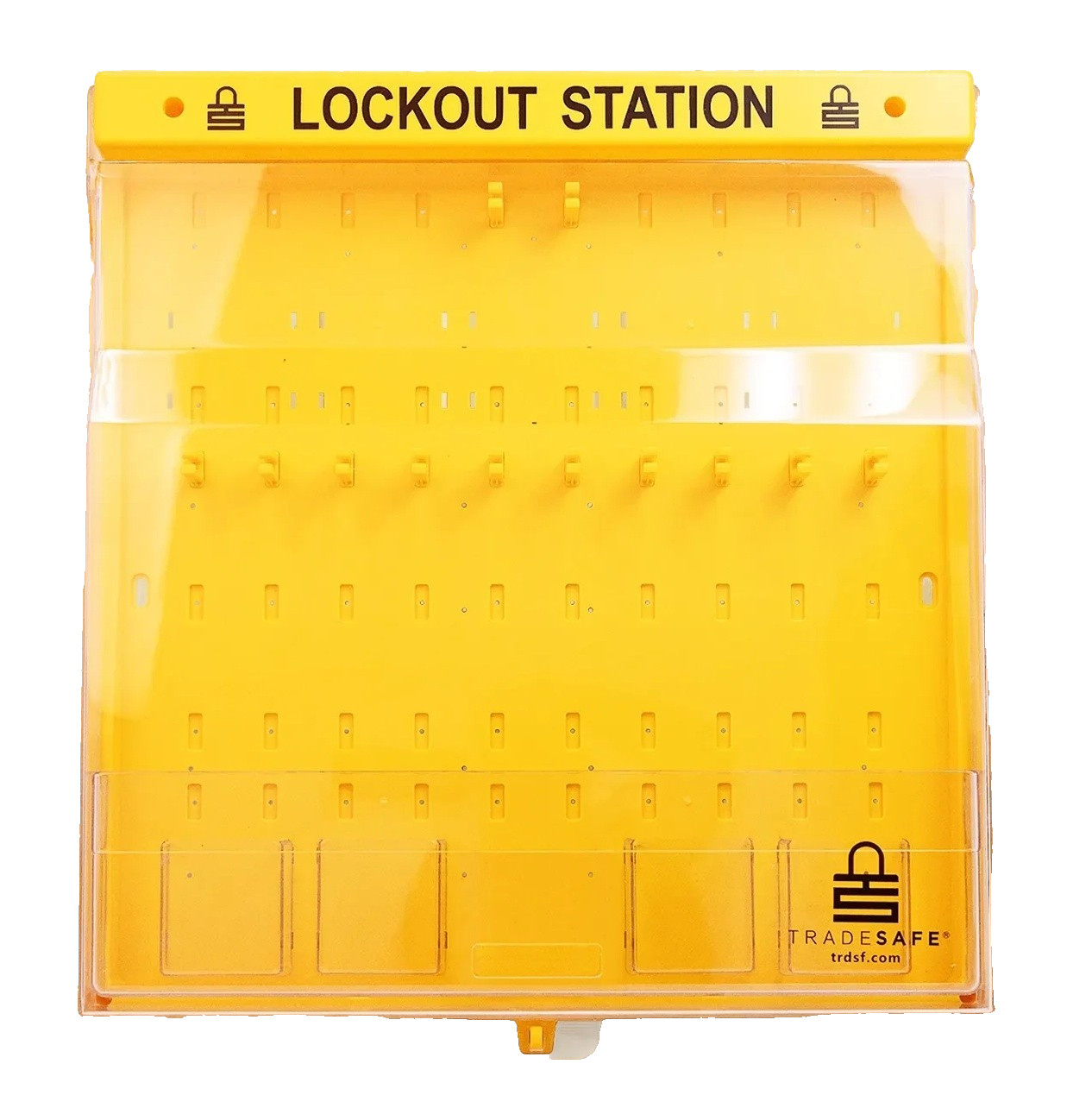 XXL TRADESAFE Lockout Tagout/Lock Out/Tag Out Station-NO LOTO Devices-Unfilled