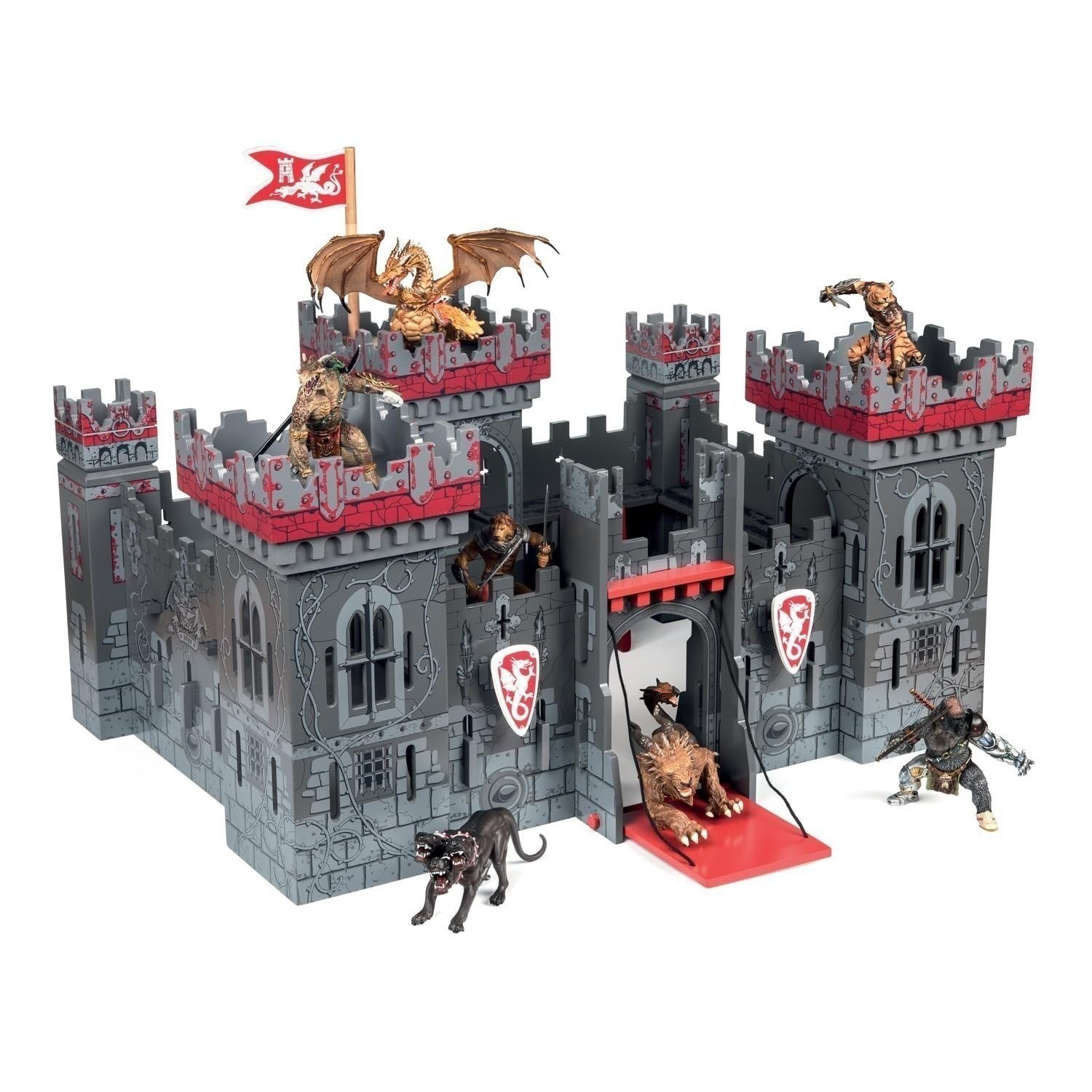 Papo Mutant Castle (60052) Medieval Fantasy Castle Playset with Working...