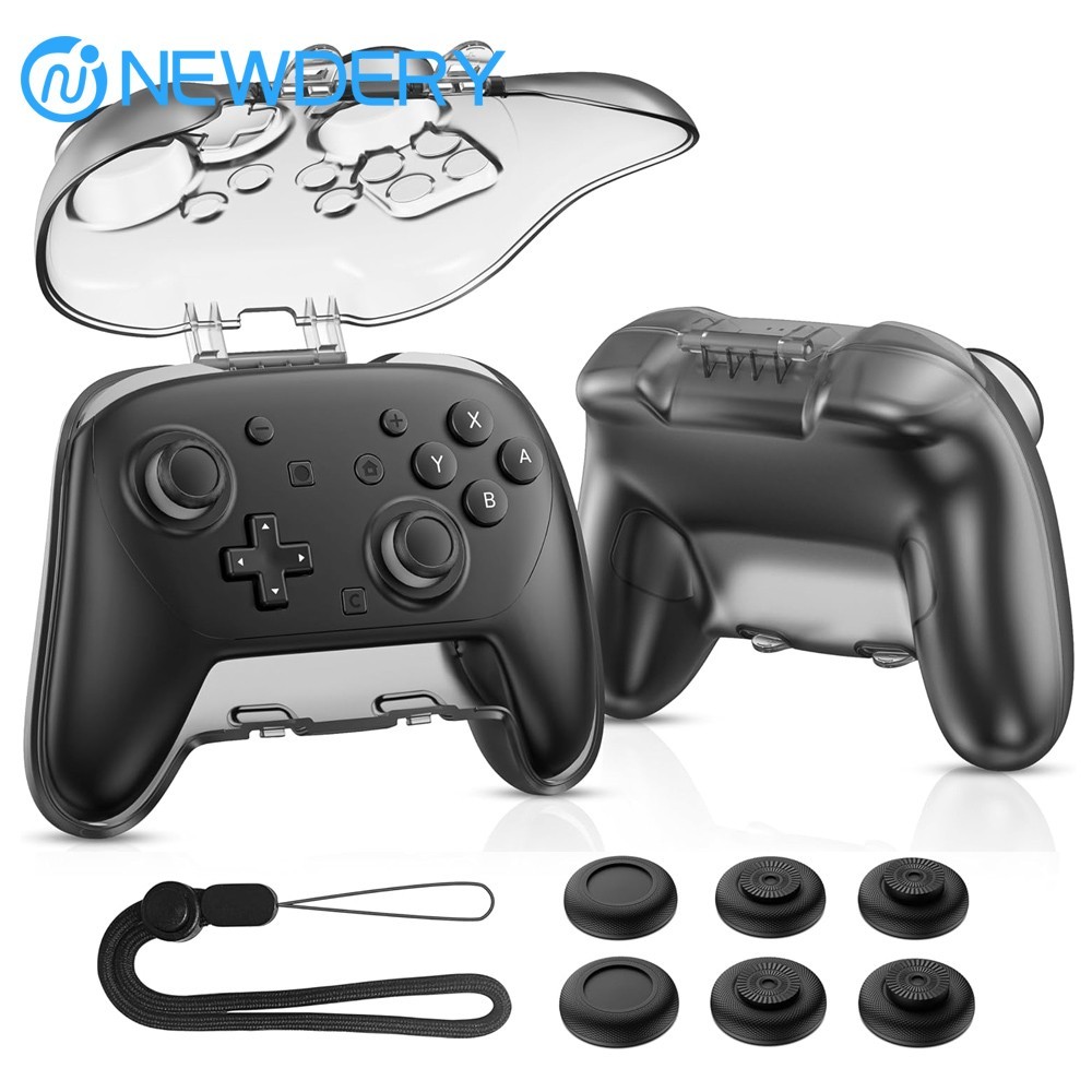 Hard Travel Case for Nintendo Switch 2 Pro Controller Shockproof PC Shell Grips Hard Travel Case for Nintendo Switch 2 Pro Controller Shockproof PC Shell Grips