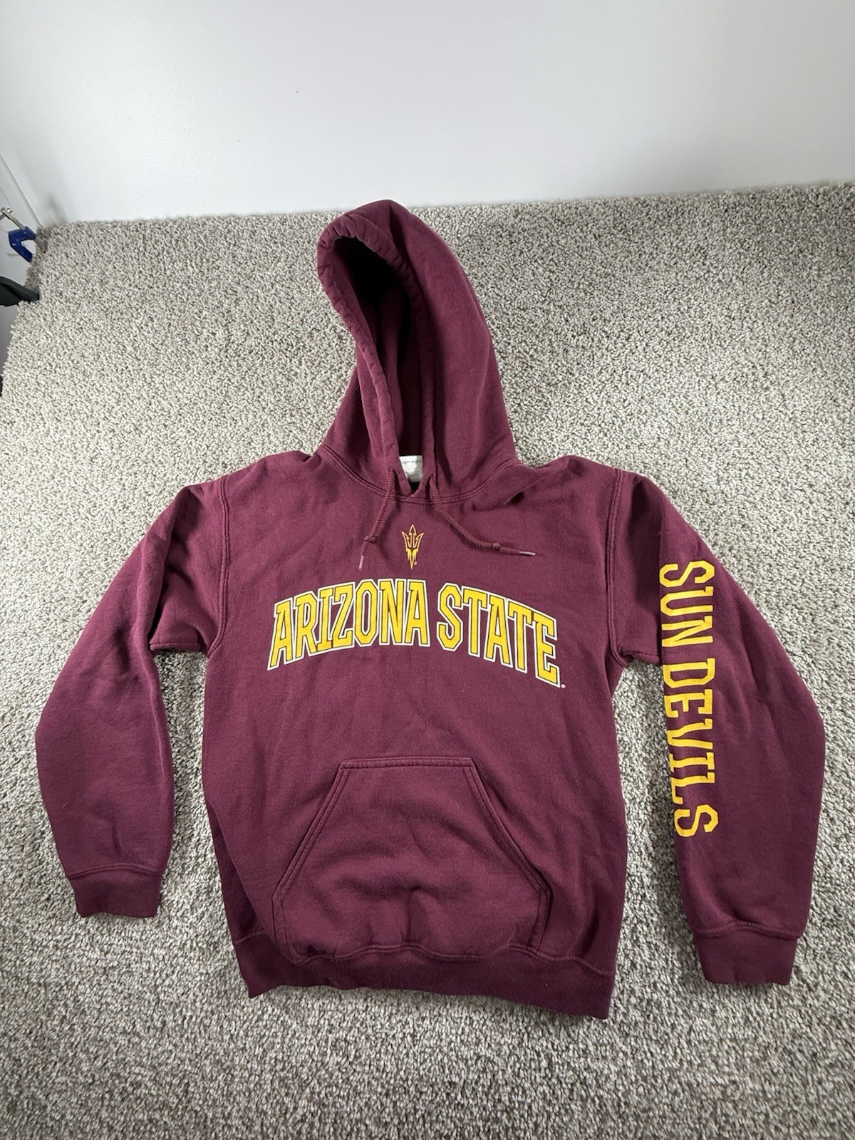 Vintage Arizona State Sun Devils Hoodie Sweatshirt Men\'s Small Streetwear Vintage Arizona State Sun Devils Hoodie Sweatshirt Men\'s Small Streetwear